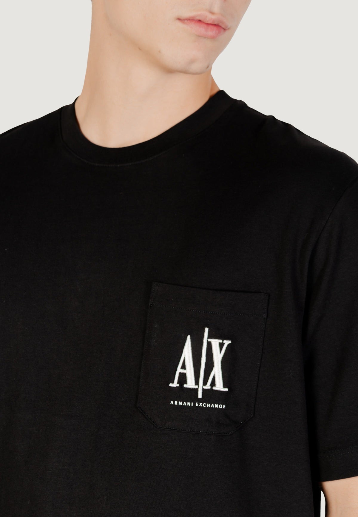 Armani Exchange T-shirt met Korte Mouwen Heren – Zwart