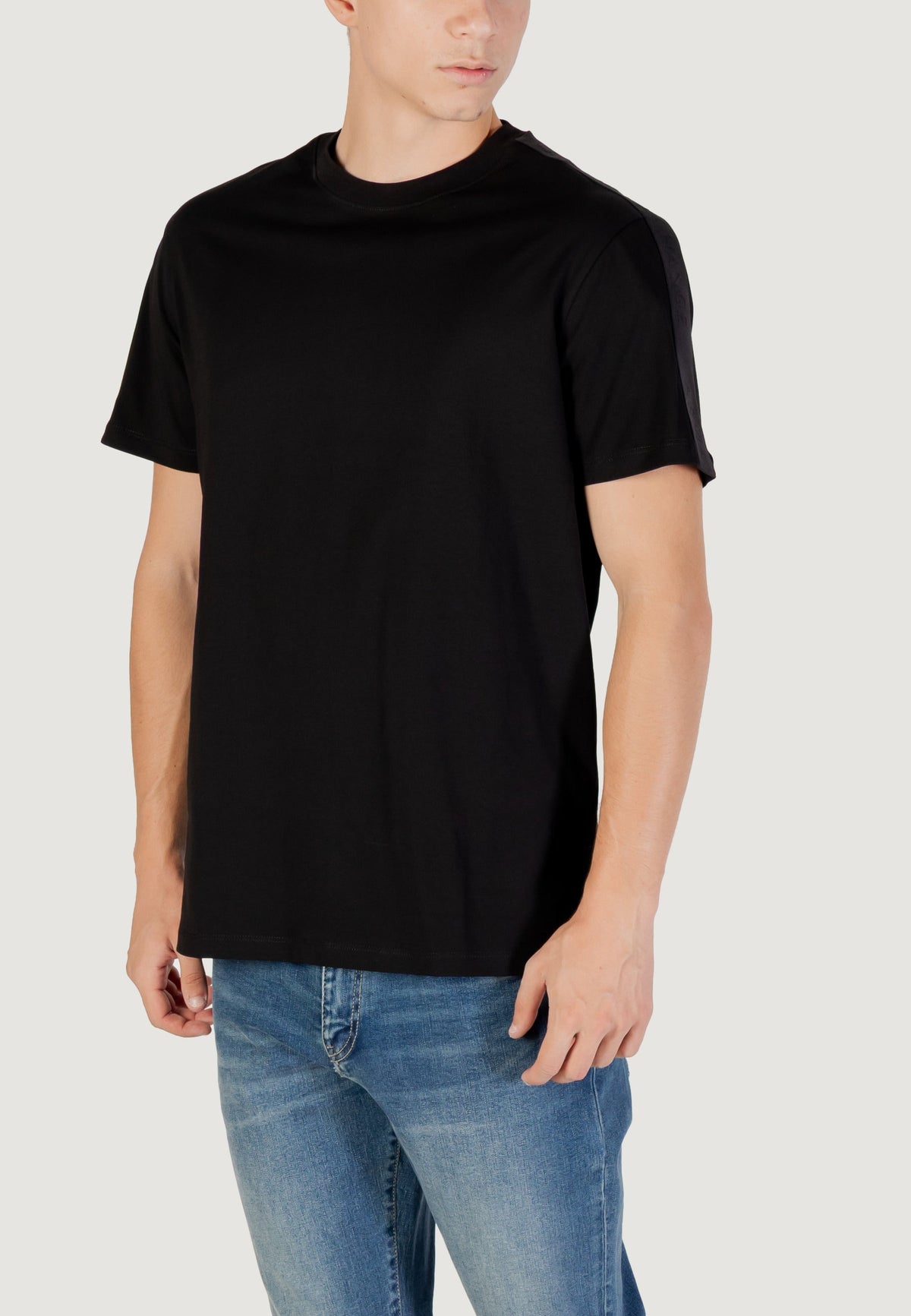 Armani Exchange T-shirt met Korte Mouwen Heren – Zwart
