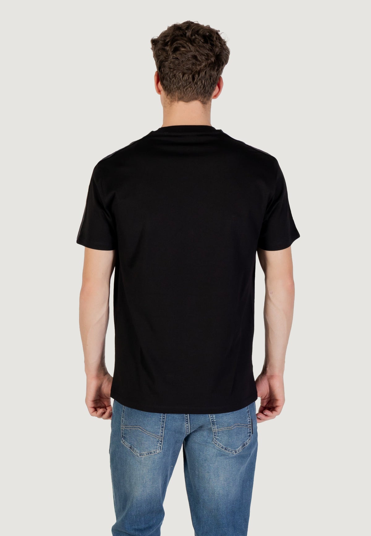 Armani Exchange T-shirt met Korte Mouwen Heren – Zwart