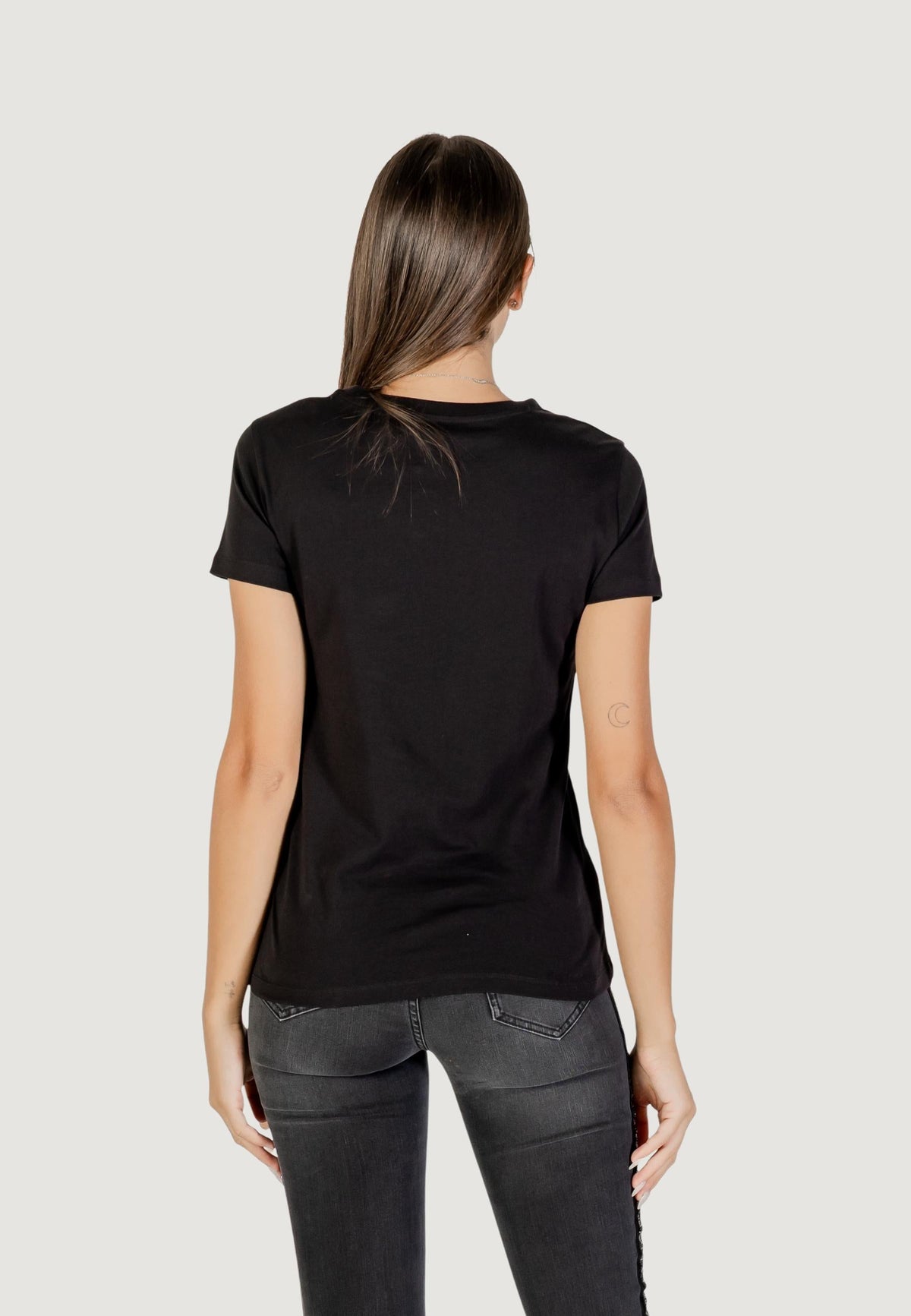 Armani Exchange T-shirt met Print Dames – Zwart