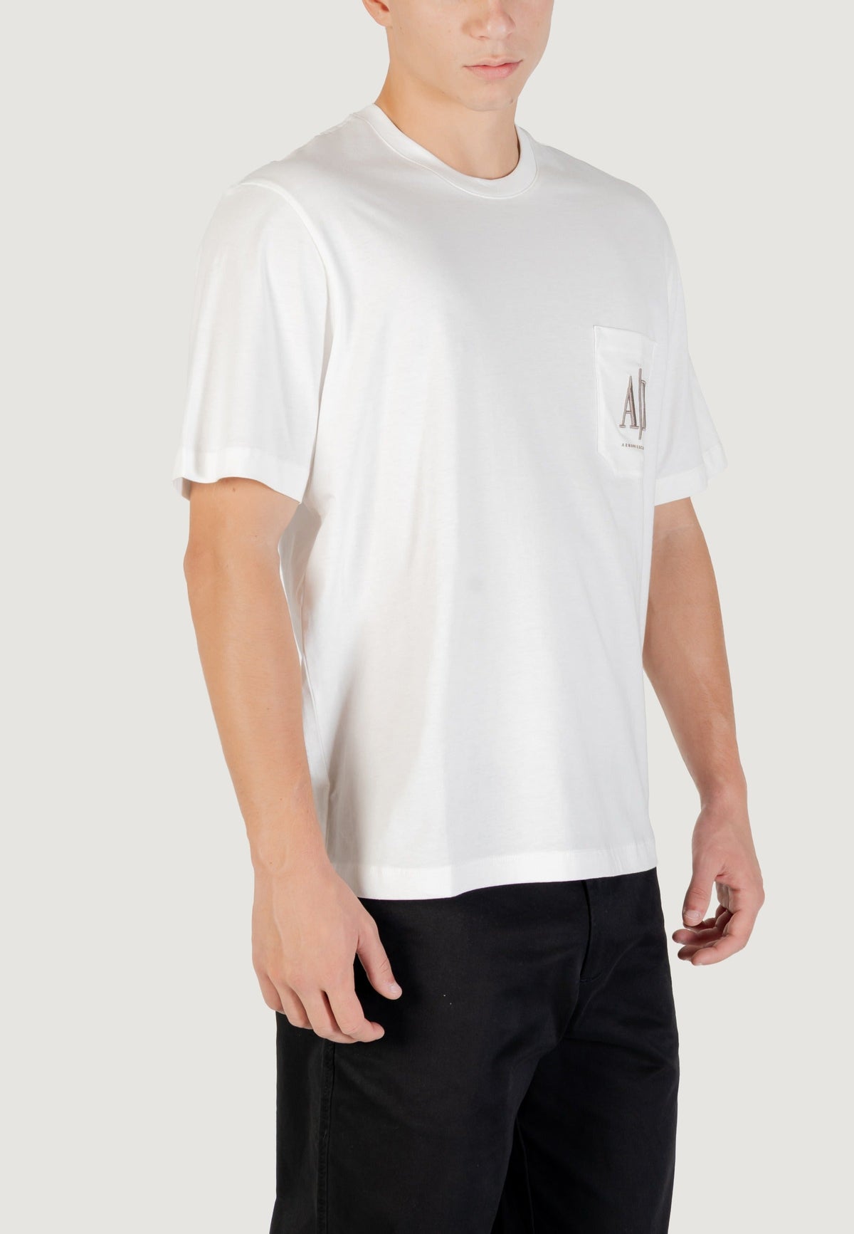 Armani Exchange T-shirt met Print Heren – Wit
