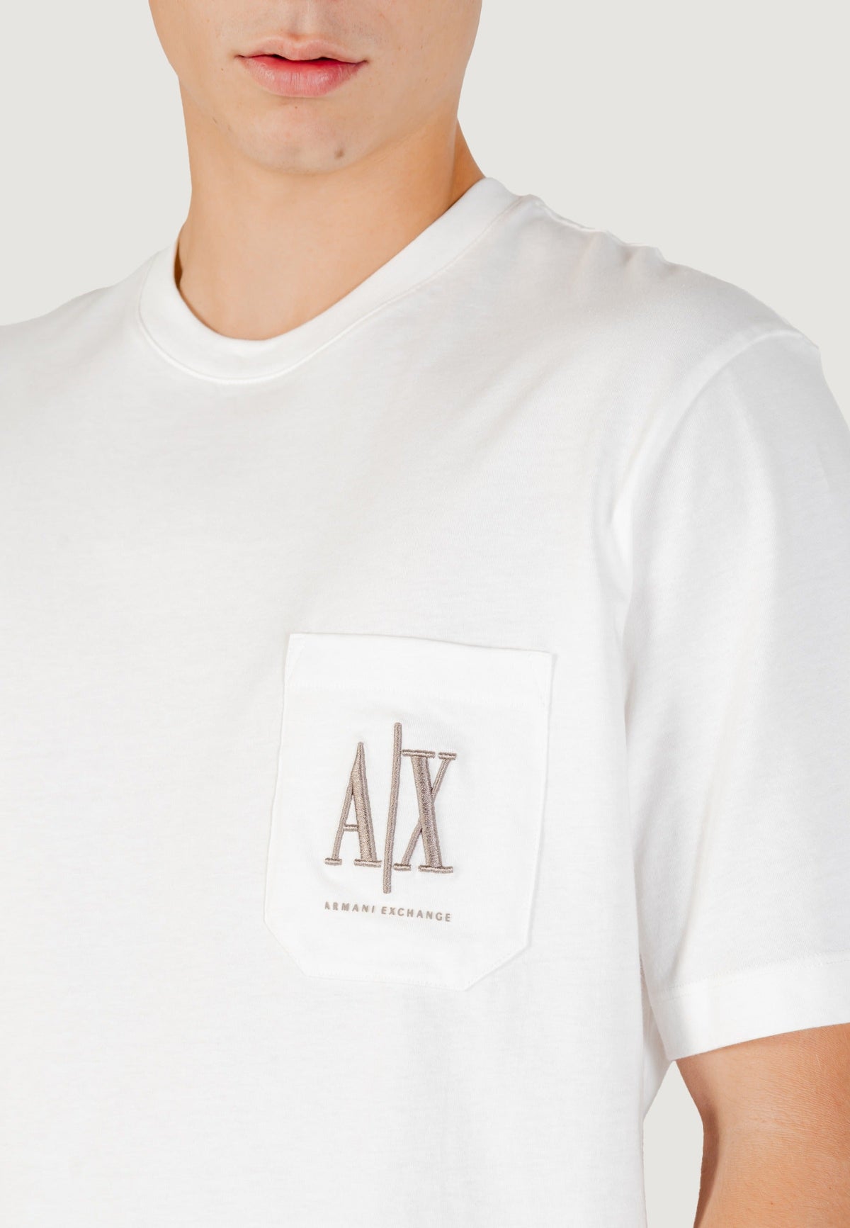 Armani Exchange T-shirt met Print Heren – Wit
