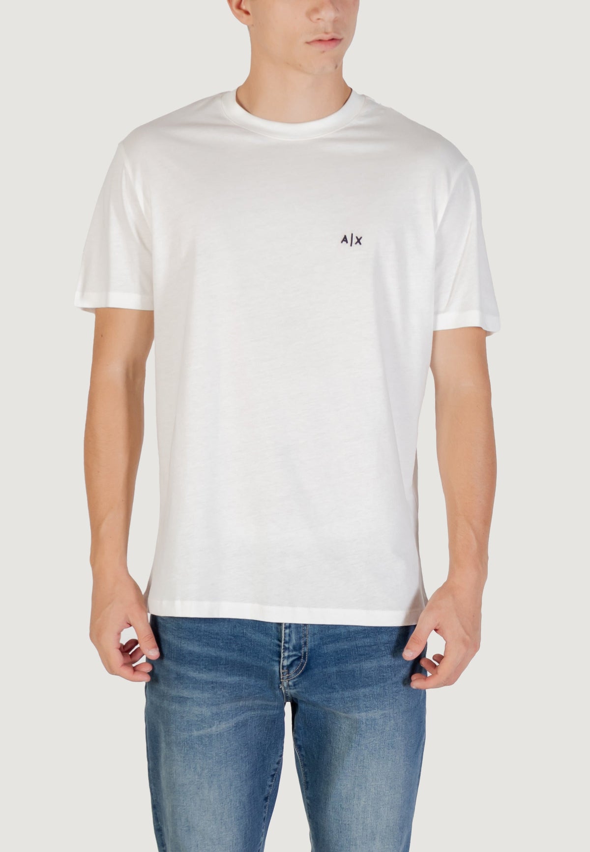 Armani Exchange T-shirt met Korte Mouwen Heren – Wit