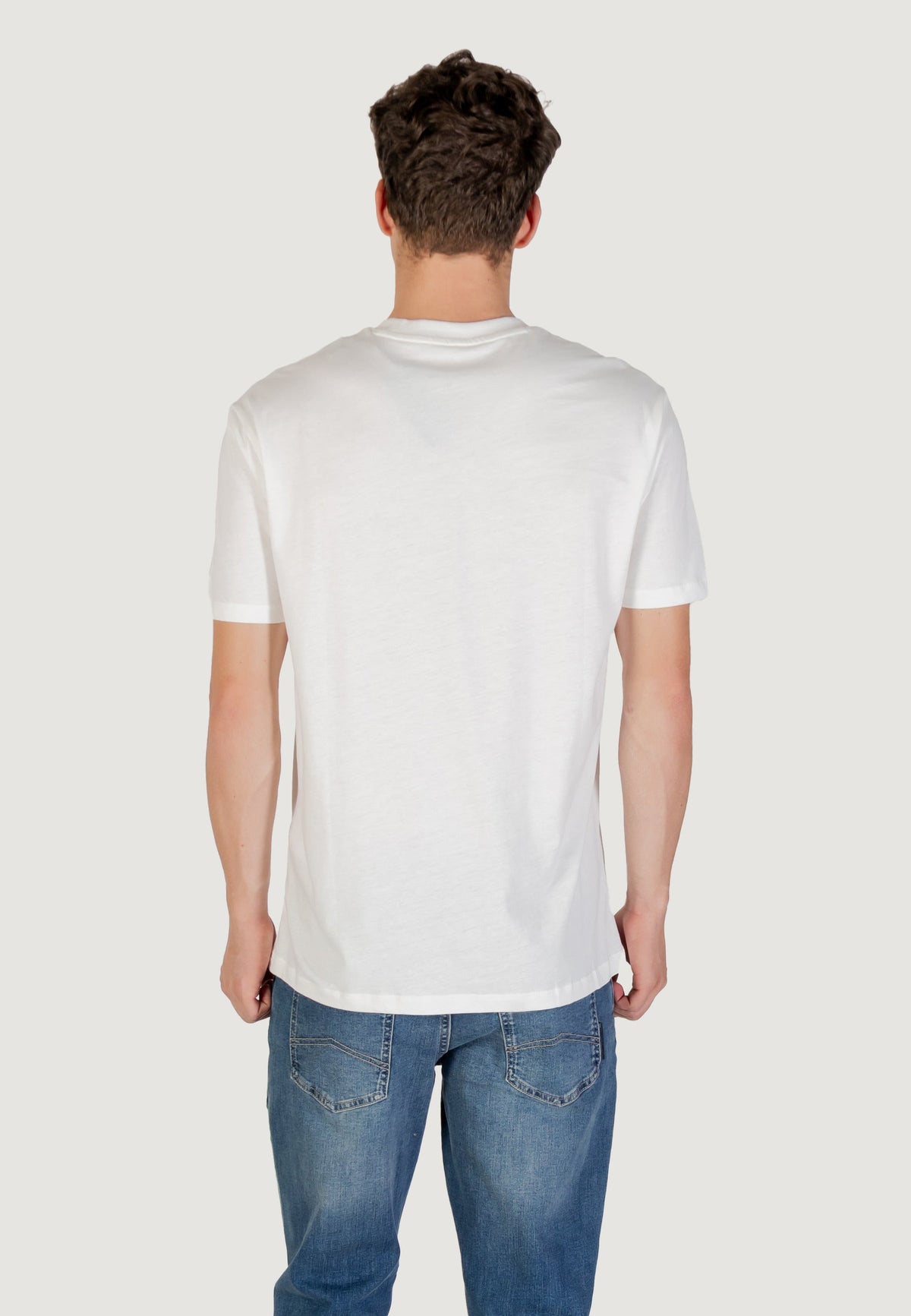 Armani Exchange T-shirt met Korte Mouwen Heren – Wit