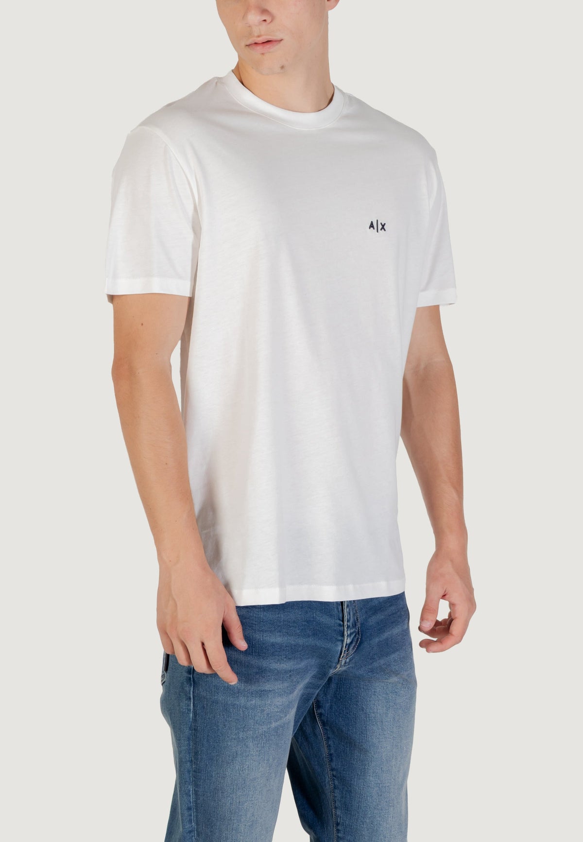 Armani Exchange T-shirt met Korte Mouwen Heren – Wit