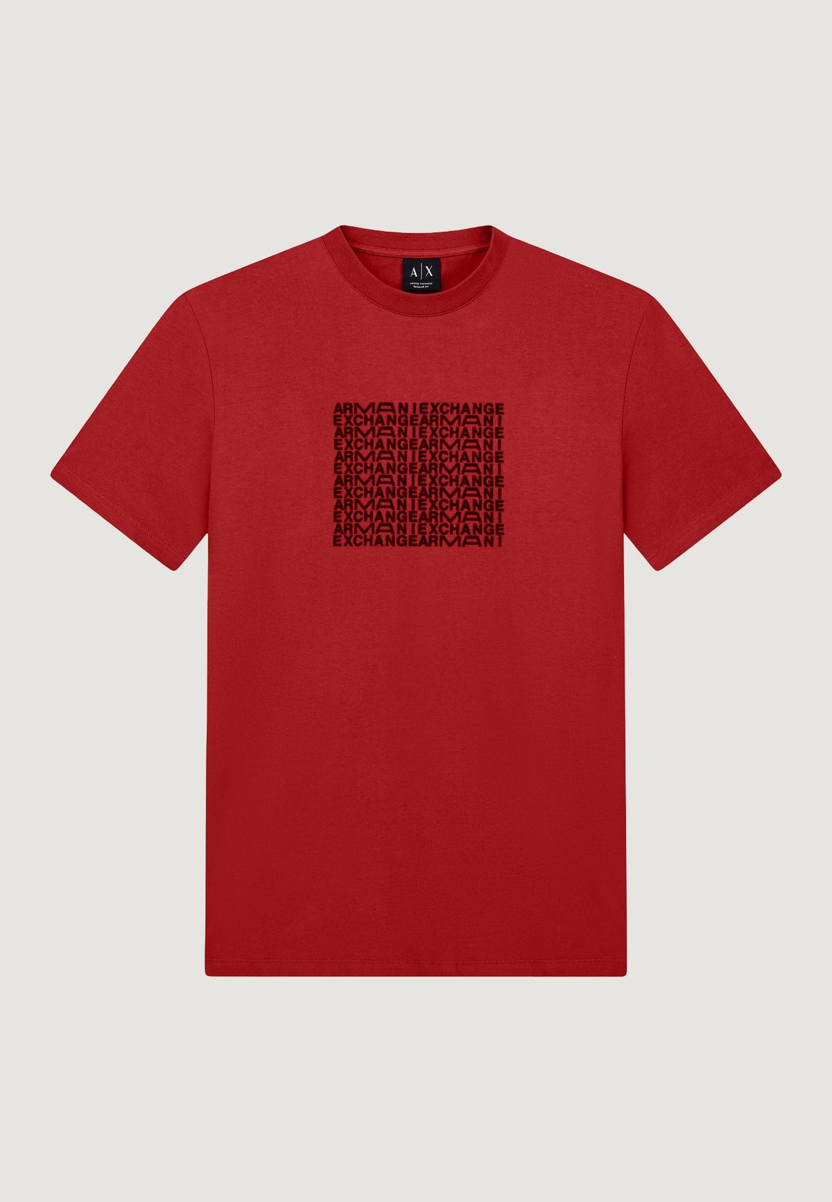 Armani Exchange T-shirt met Print Heren – Rood