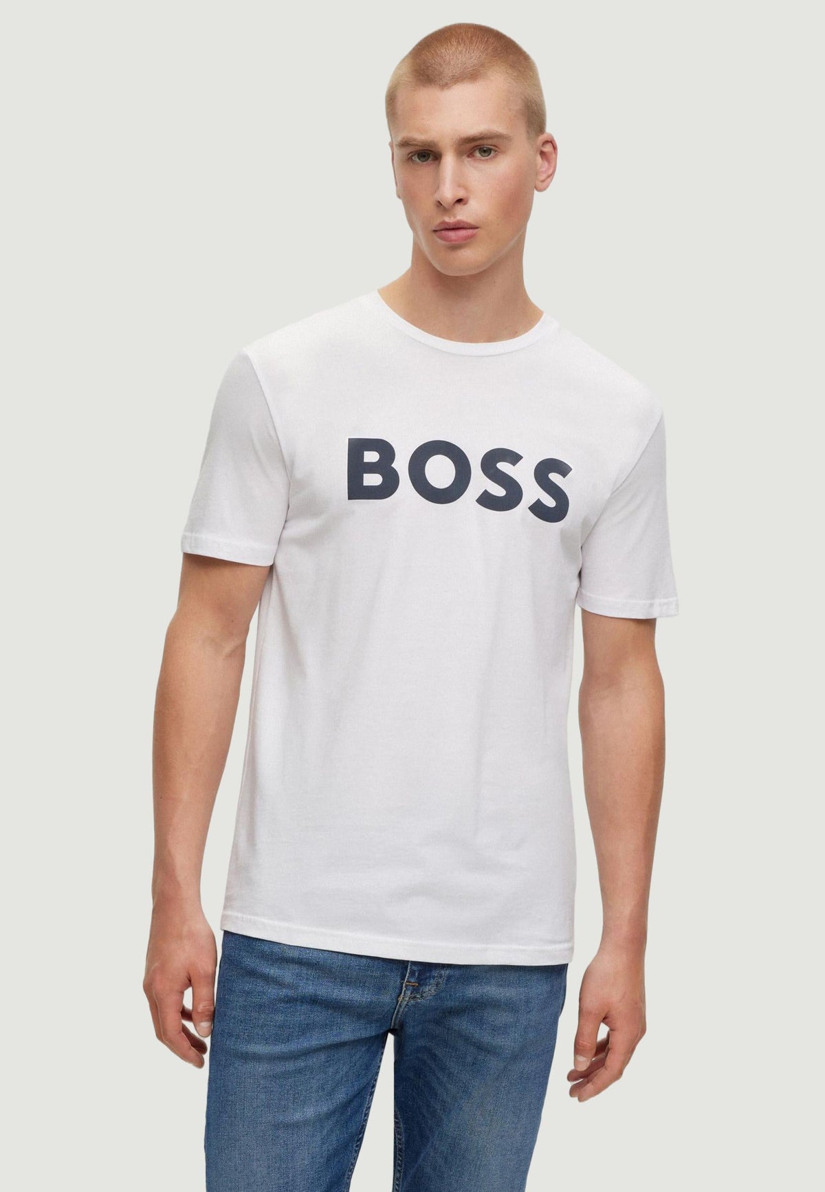 Boss Thinking T-shirt – Wit