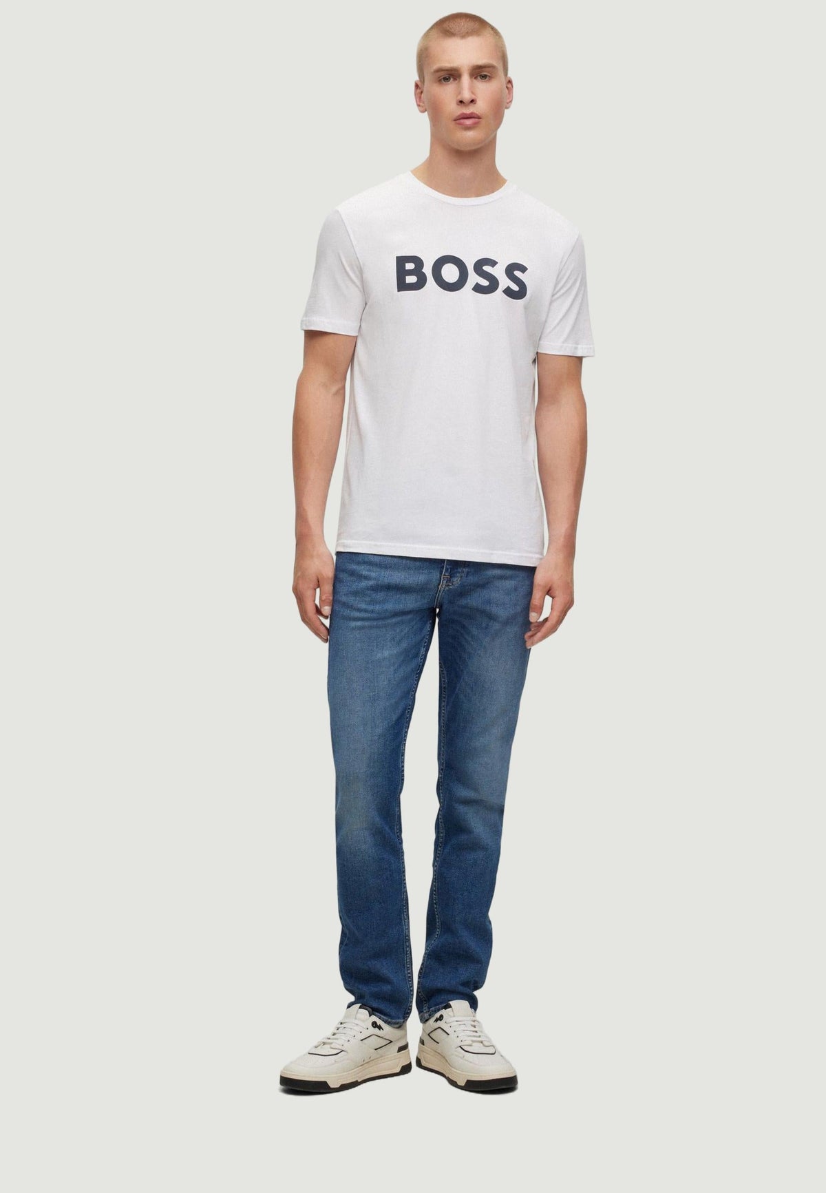 Boss Thinking T-shirt – Wit