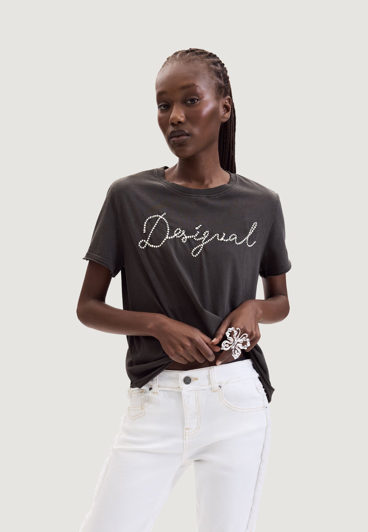 Desigual Neena T-shirt – Zwart