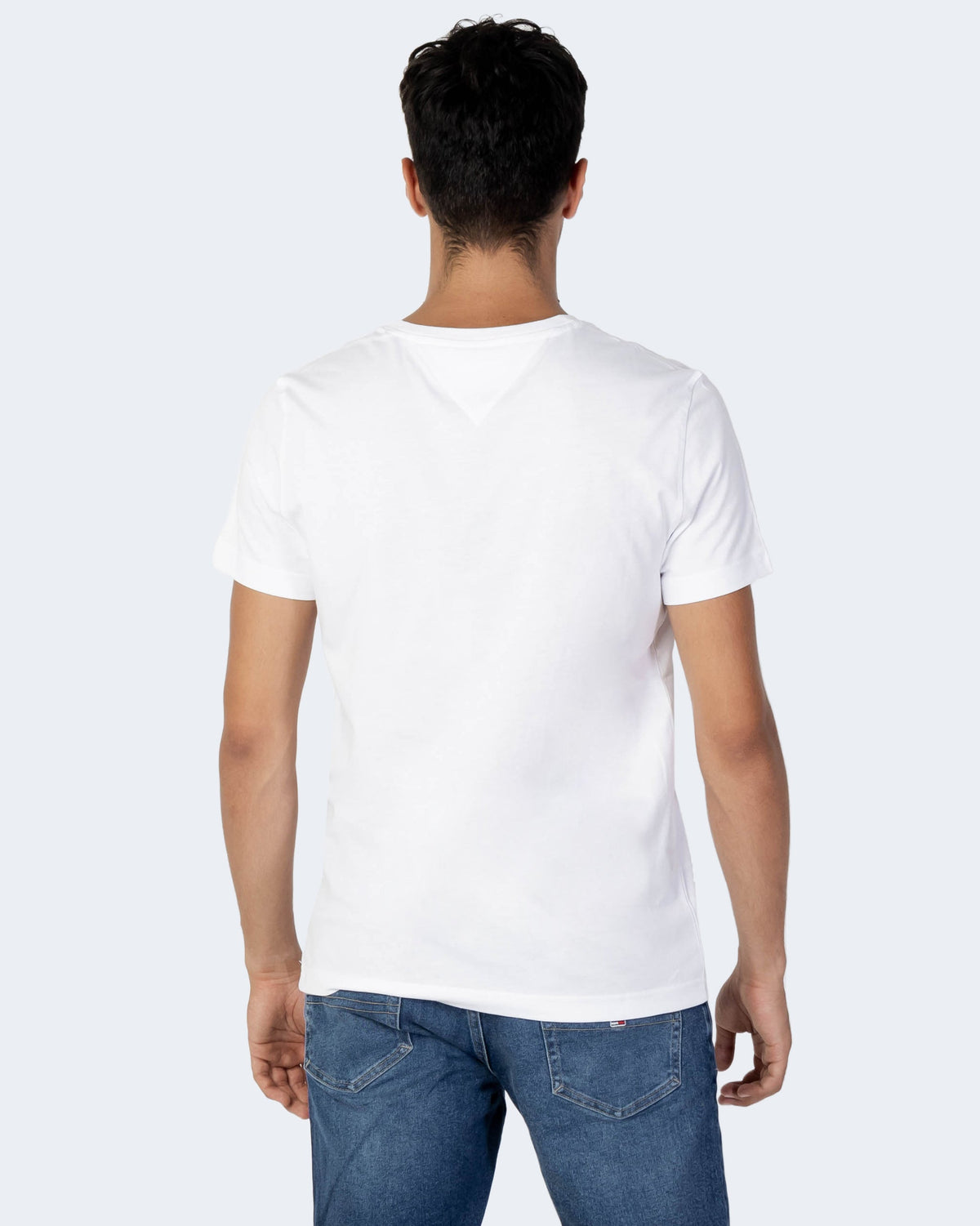 Tommy Hilfiger Effen katoenen T-shirt – Wit