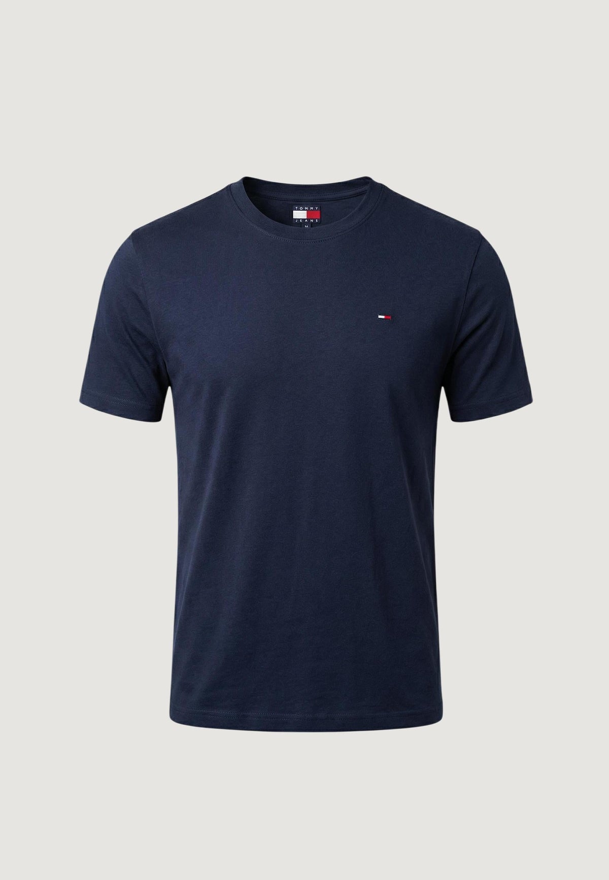Tommy Hilfiger Katoenen T-shirt met ronde hals Heren – Marineblauw