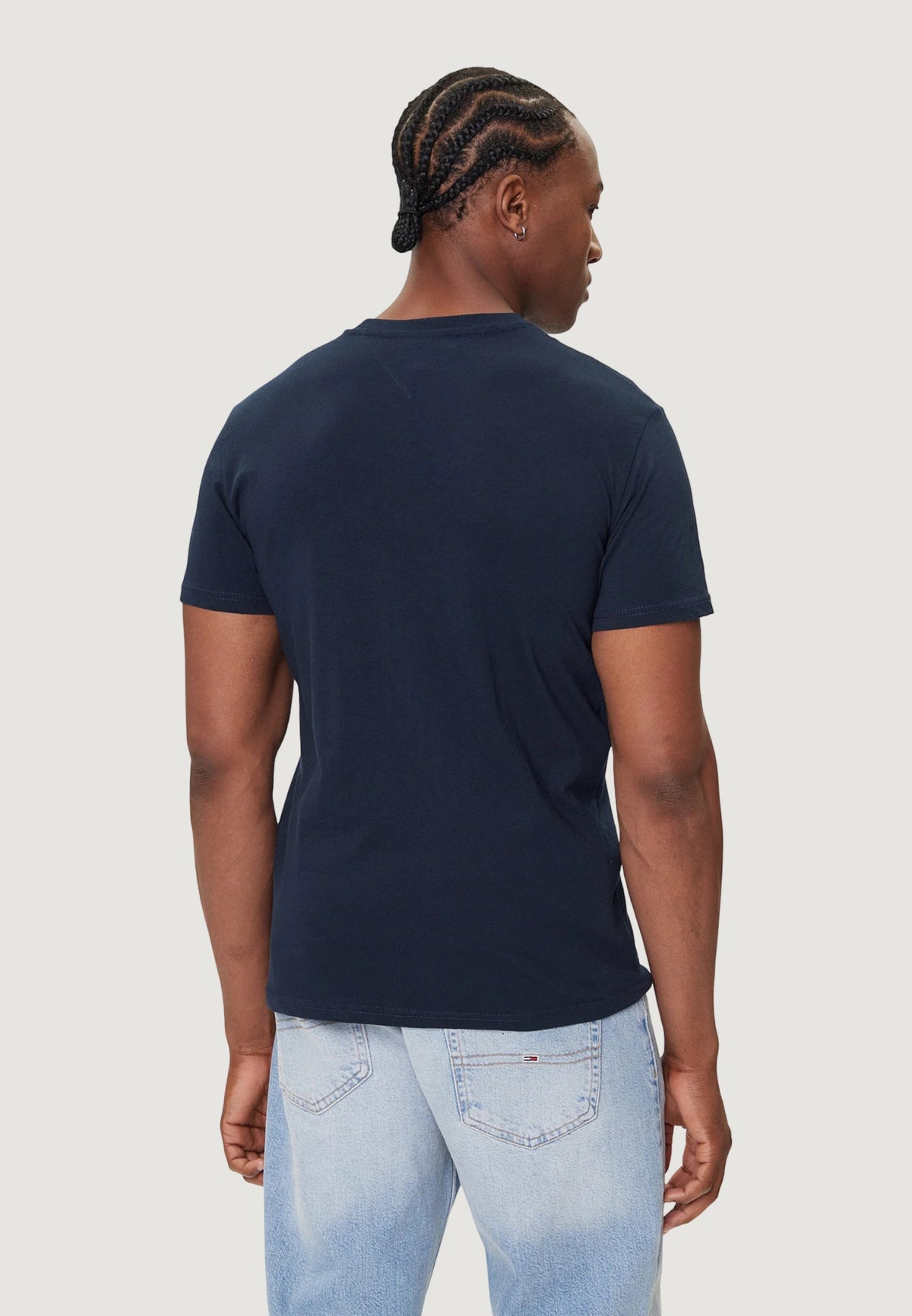 Tommy Hilfiger Slim fit T-shirt – Marineblauw