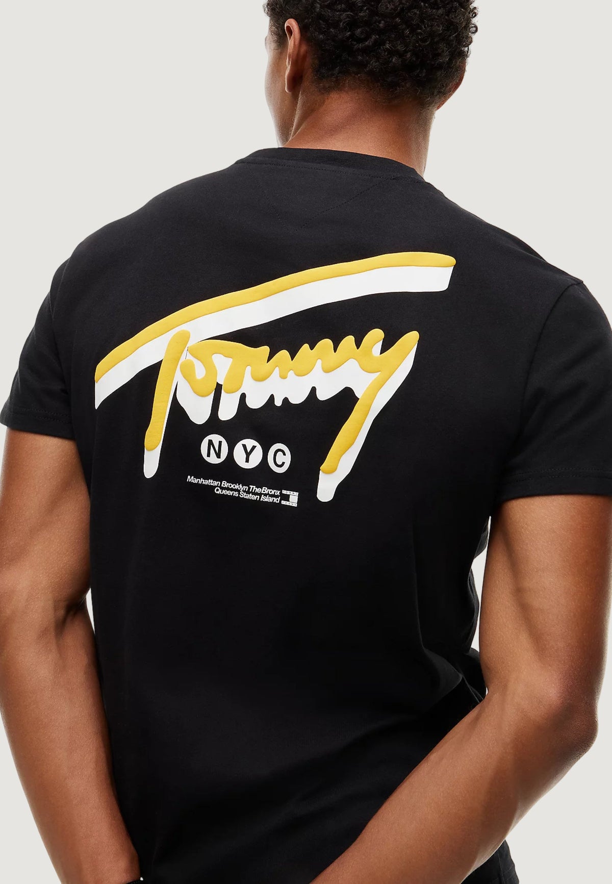 Tommy Hilfiger T-shirt met print – Zwart