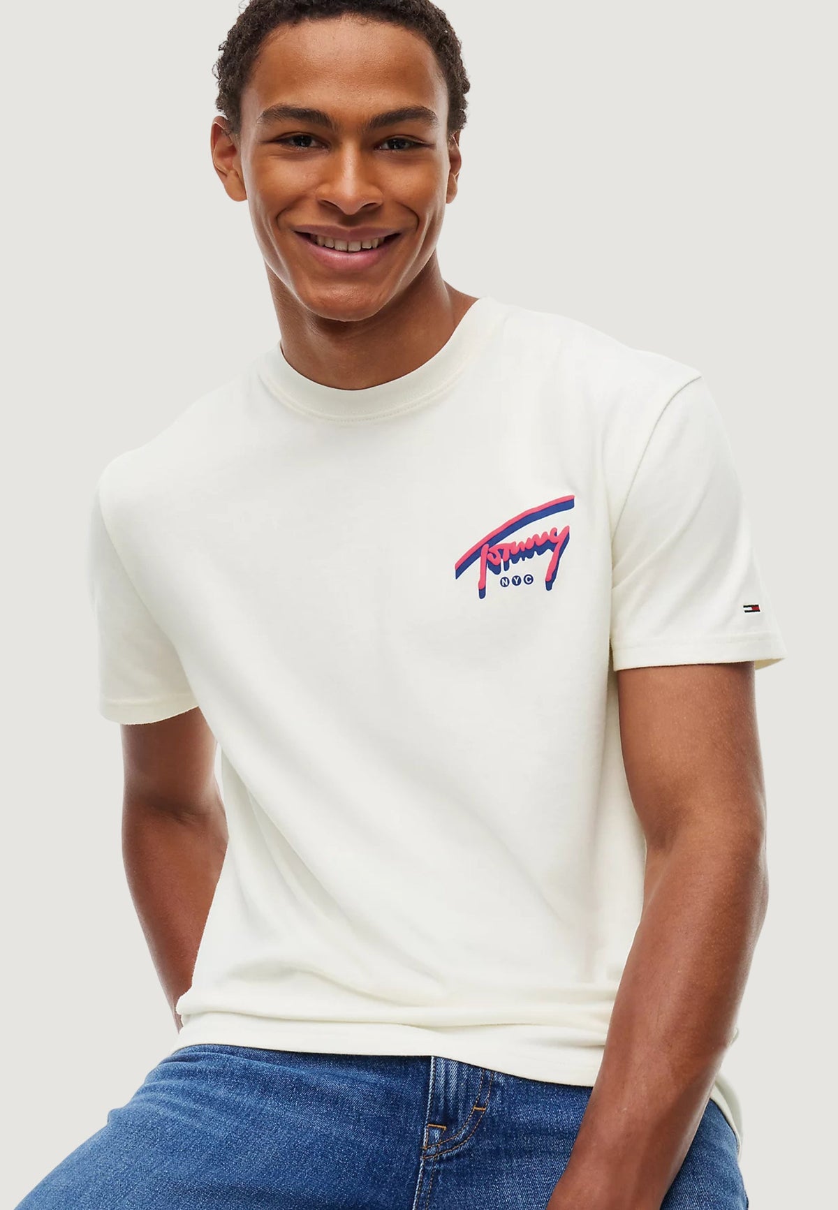 Tommy Hilfiger T-shirt met print – Wit