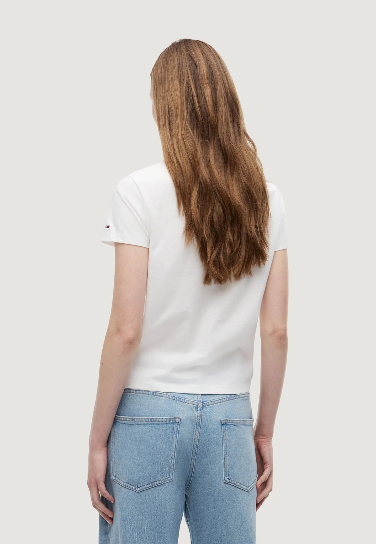 Tommy Hilfiger T-shirt met korte mouwen Dames – Wit