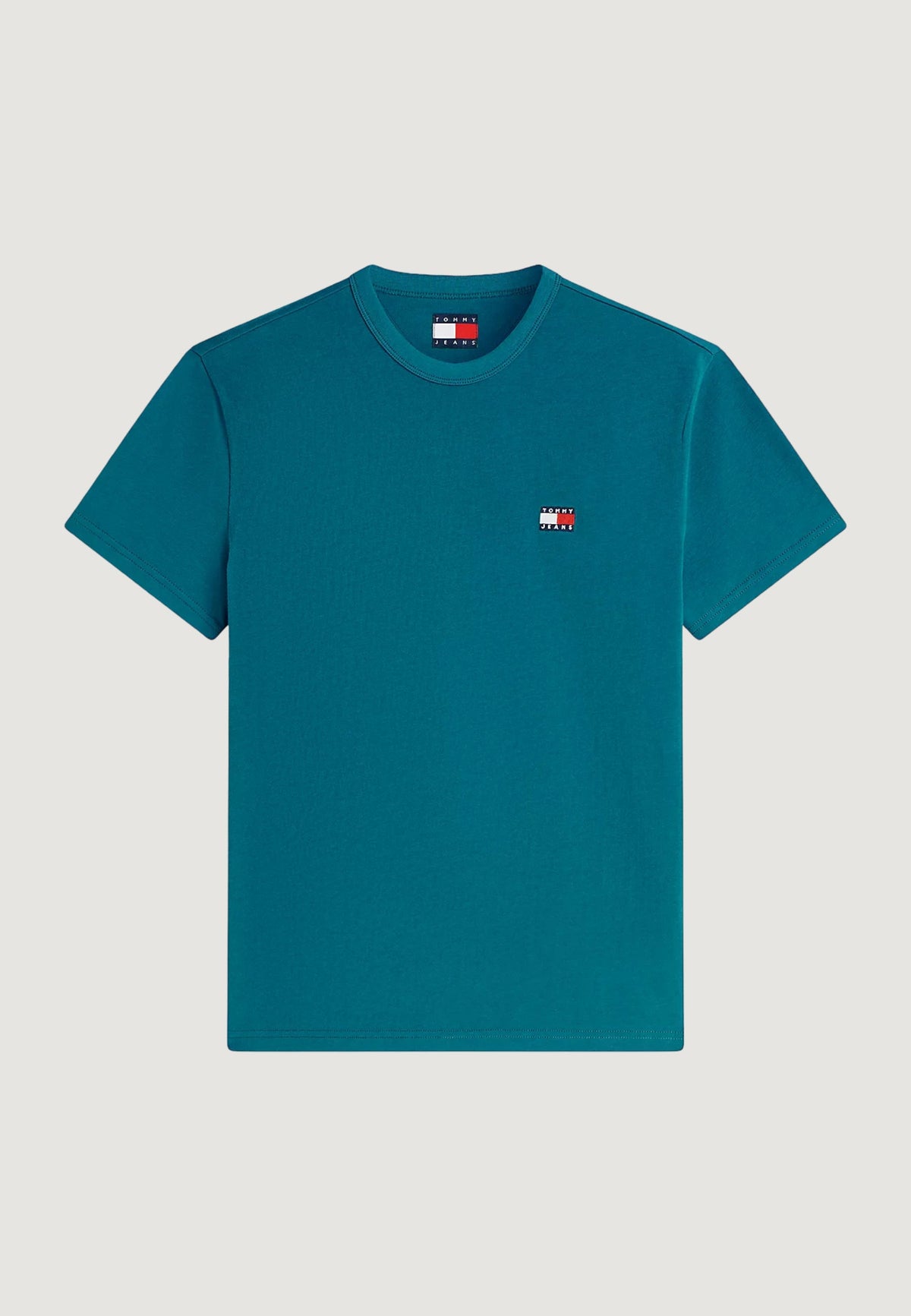 Tommy Hilfiger Regular fit T-shirt met badge – Groen