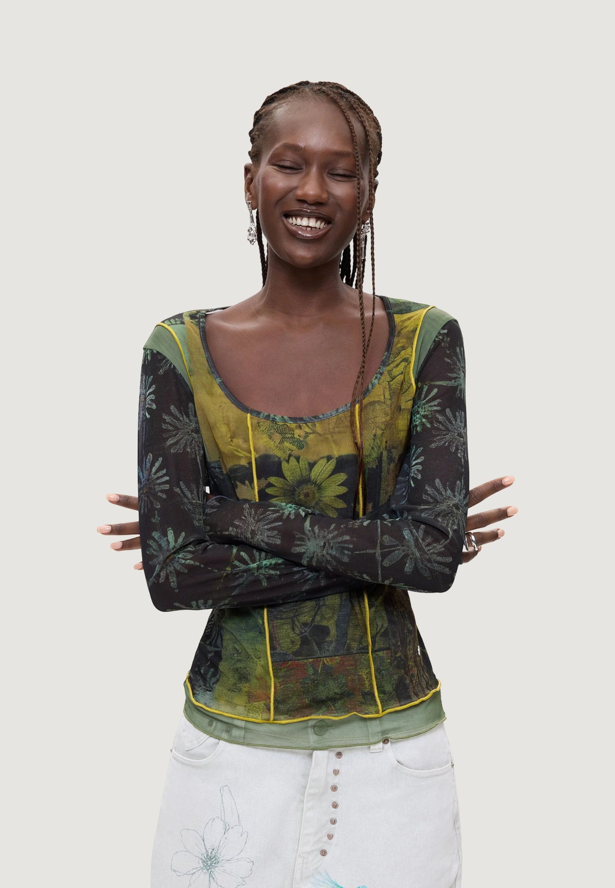 Desigual Vilna Longsleeve – Meerkleurig