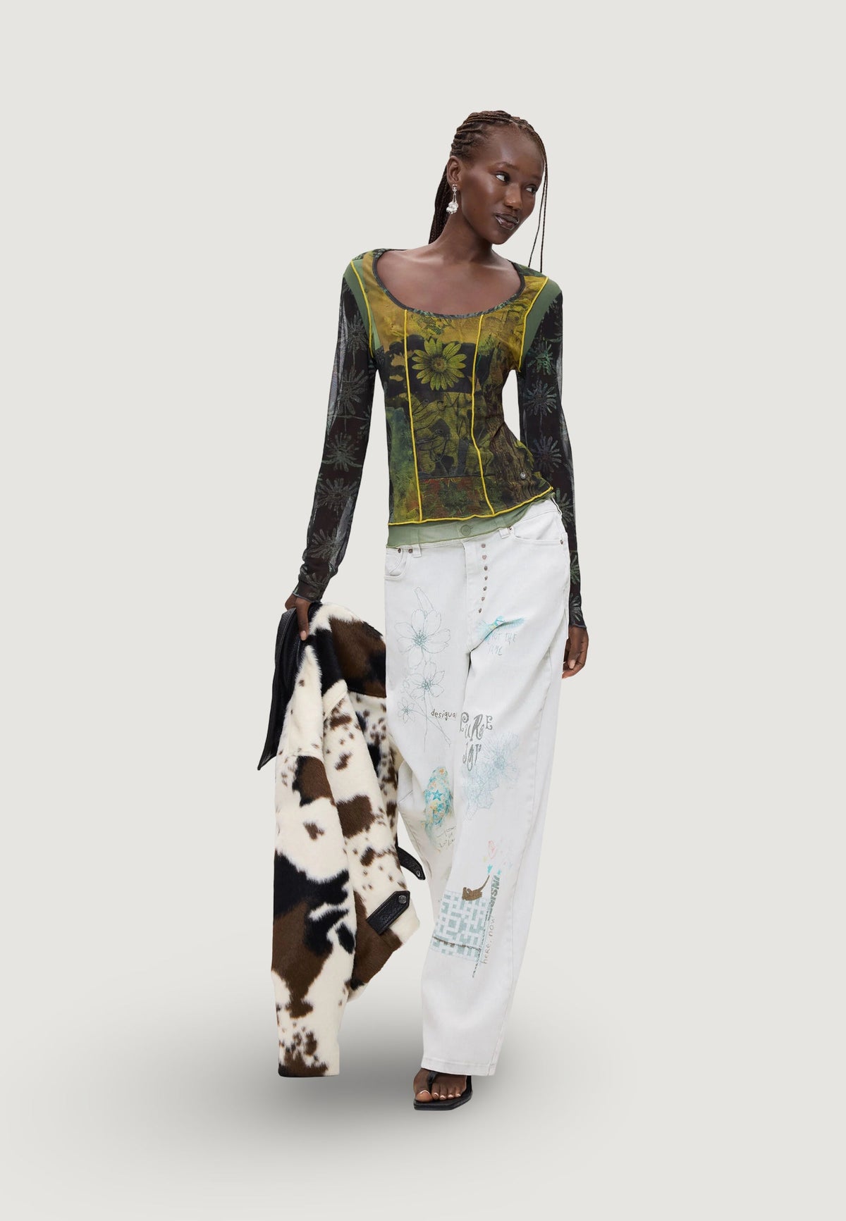 Desigual Vilna Longsleeve – Meerkleurig