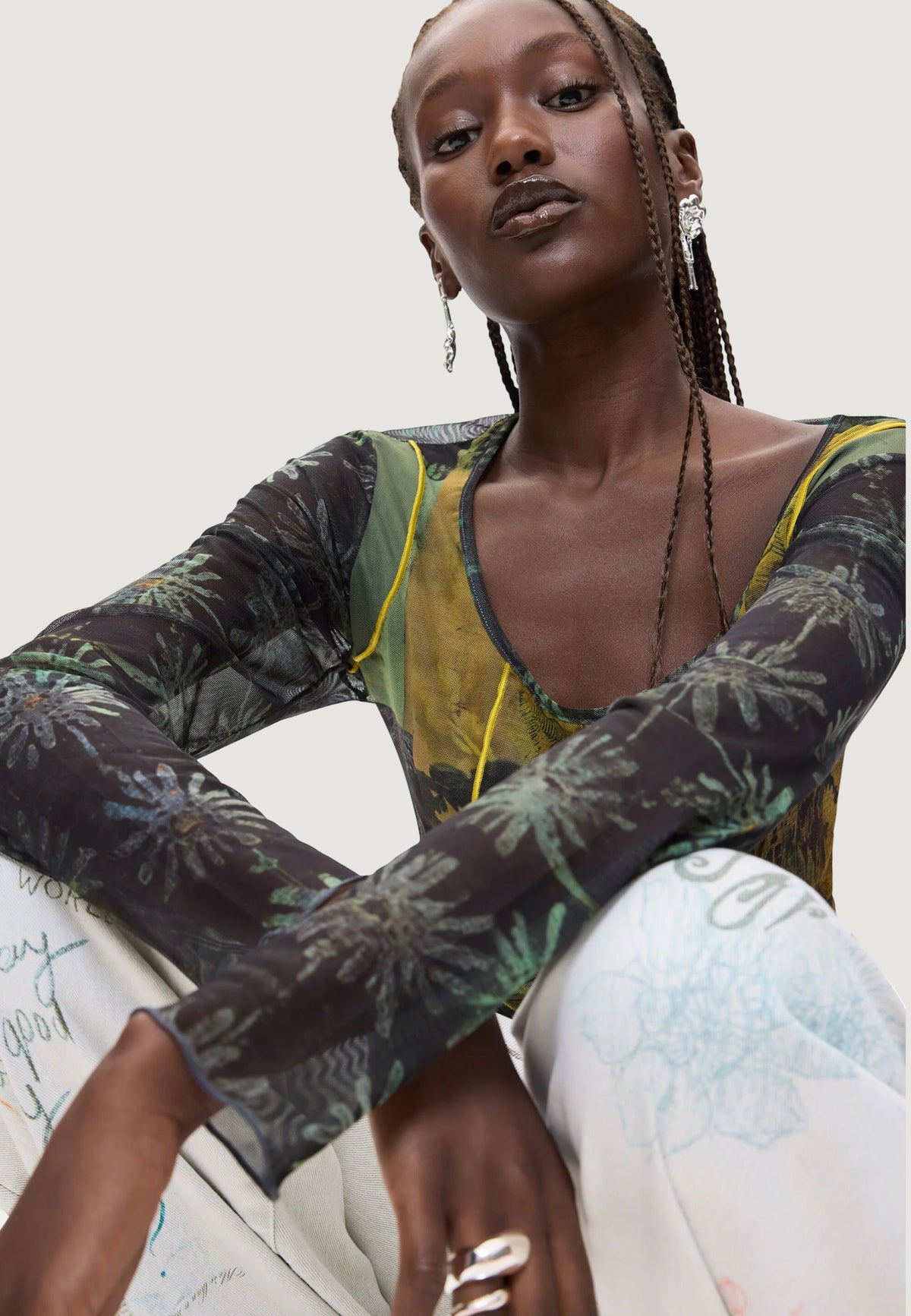 Desigual Vilna Longsleeve – Meerkleurig