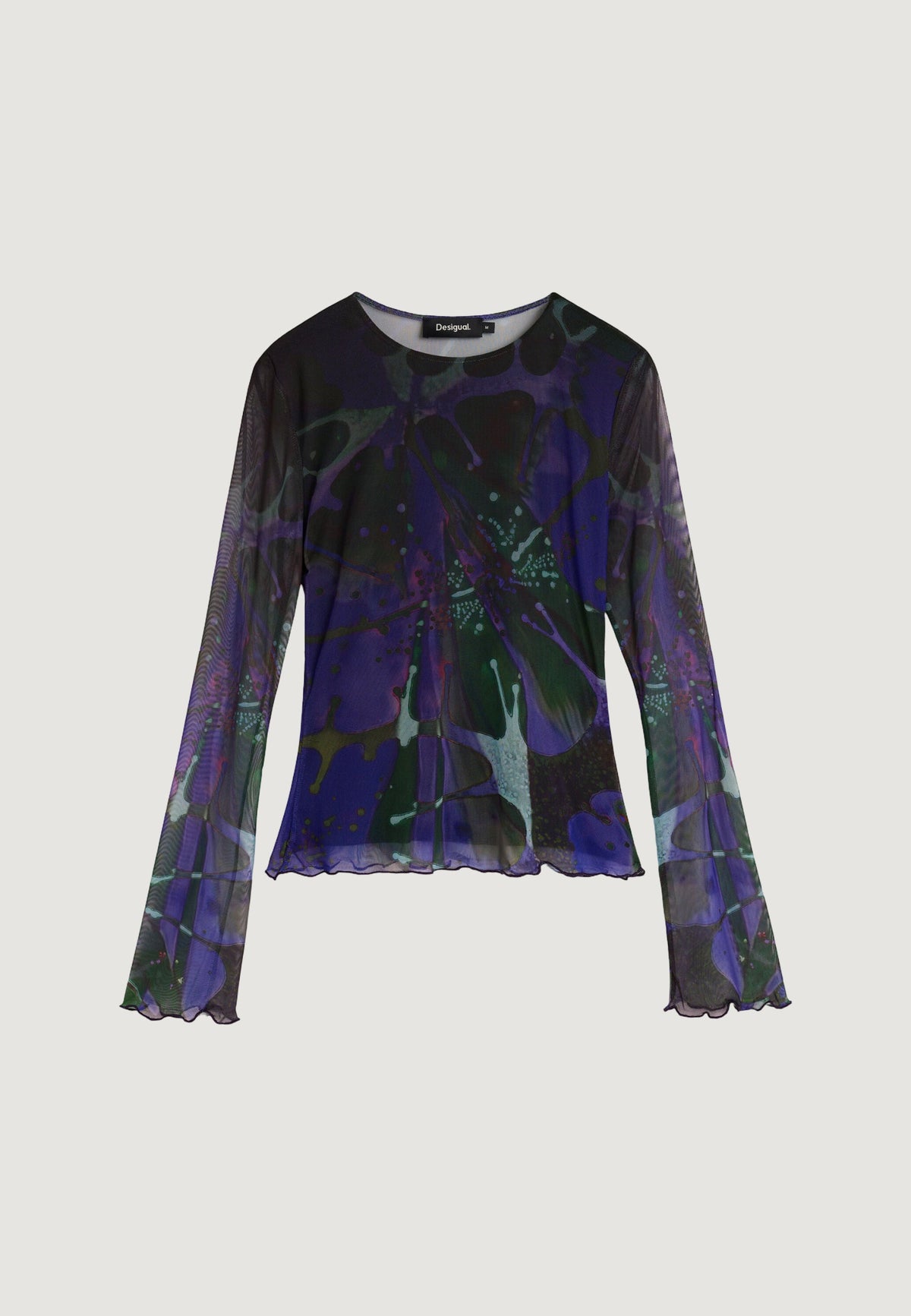 Desigual Dots Leaf Lacroix Longsleeve – Meerkleurig