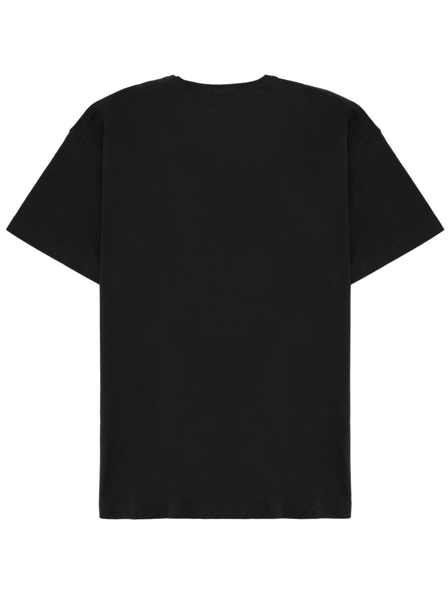 Diesel T-shirt met Oval D-logo – Zwart