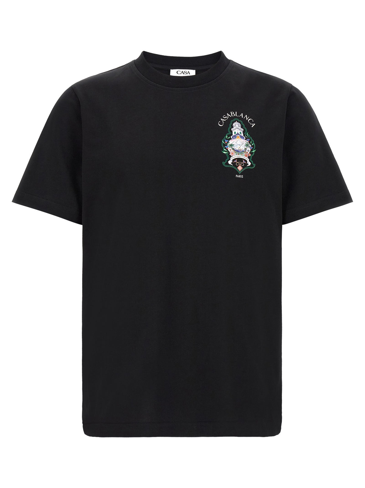 Casablanca Hotel Emblem T-shirt – Zwart