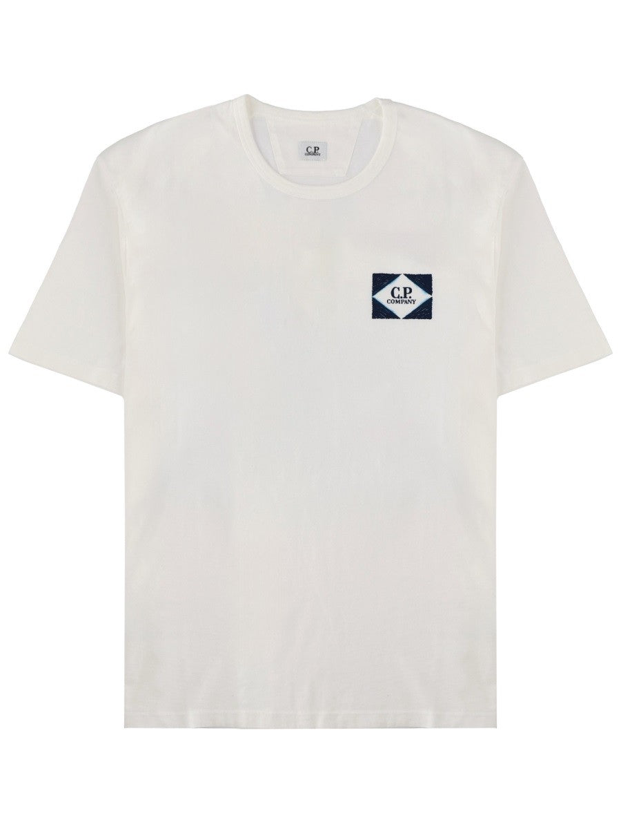 C.P. Company T-shirt met print – Wit