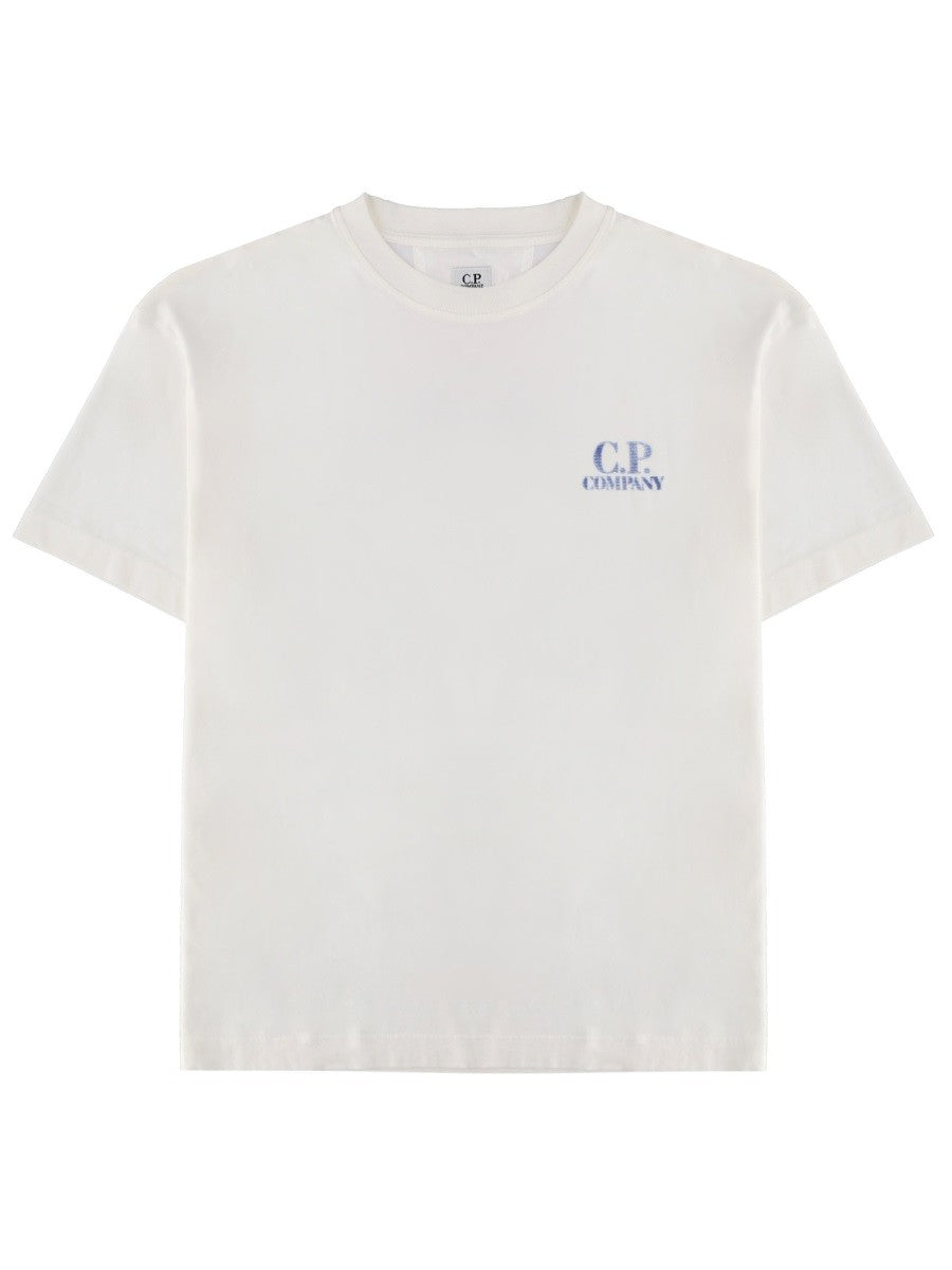 C.P. Company Katoenen T-shirt met print – Wit