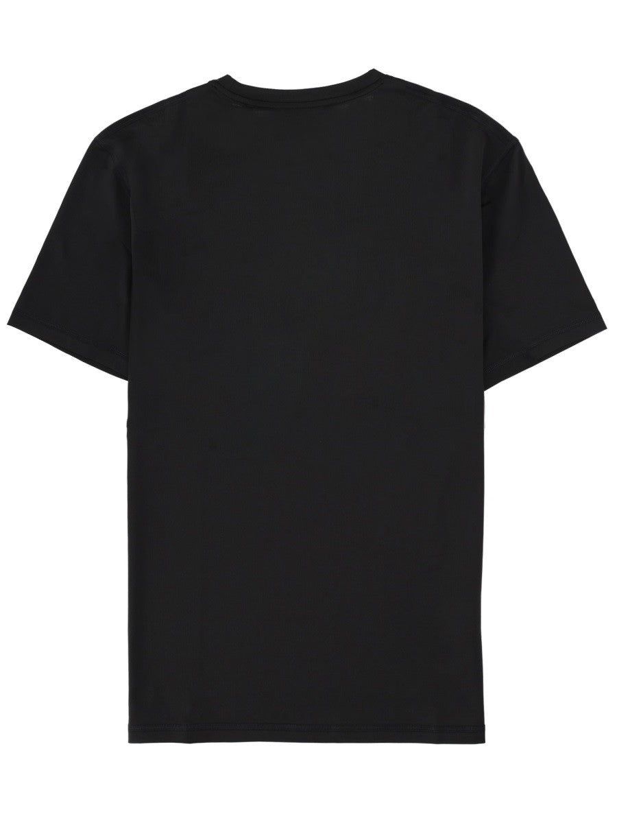 Boss Polyester T-shirt met logo – Zwart