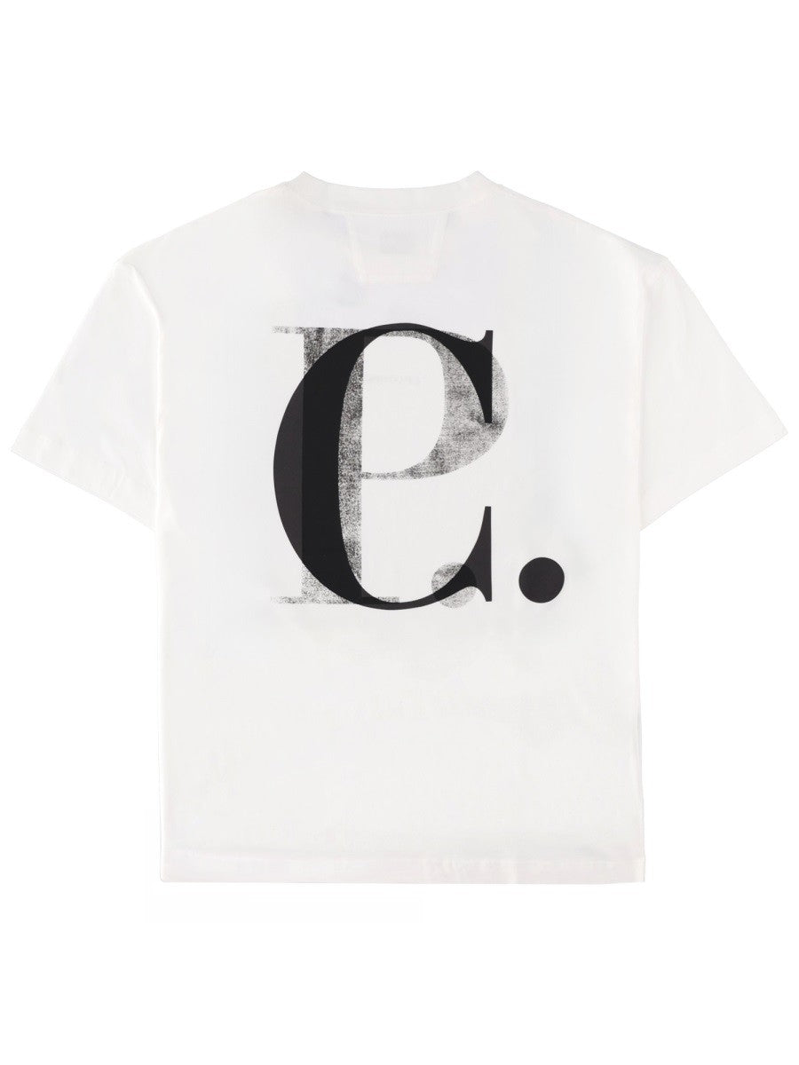 C.P. Company Katoenen T-shirt – Wit