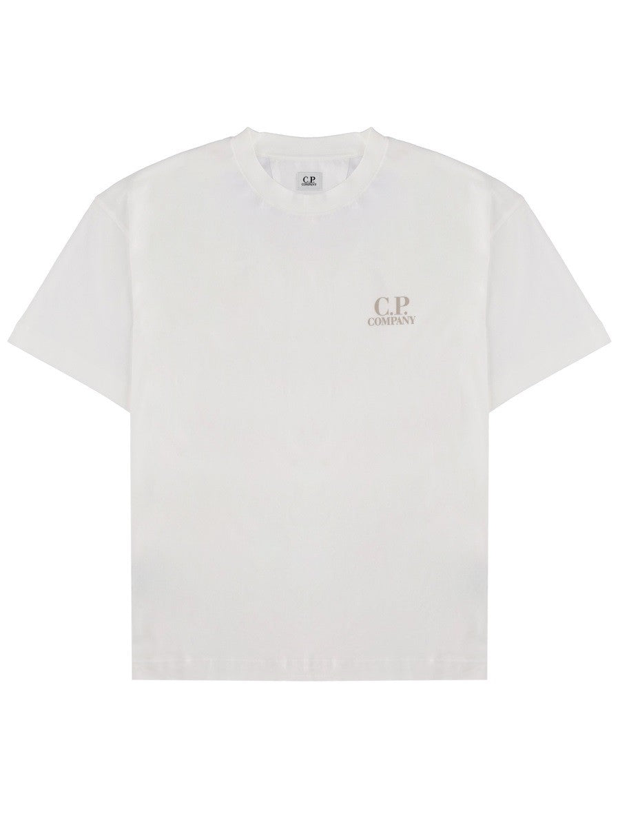 C.P. Company Katoenen T-shirt – Wit