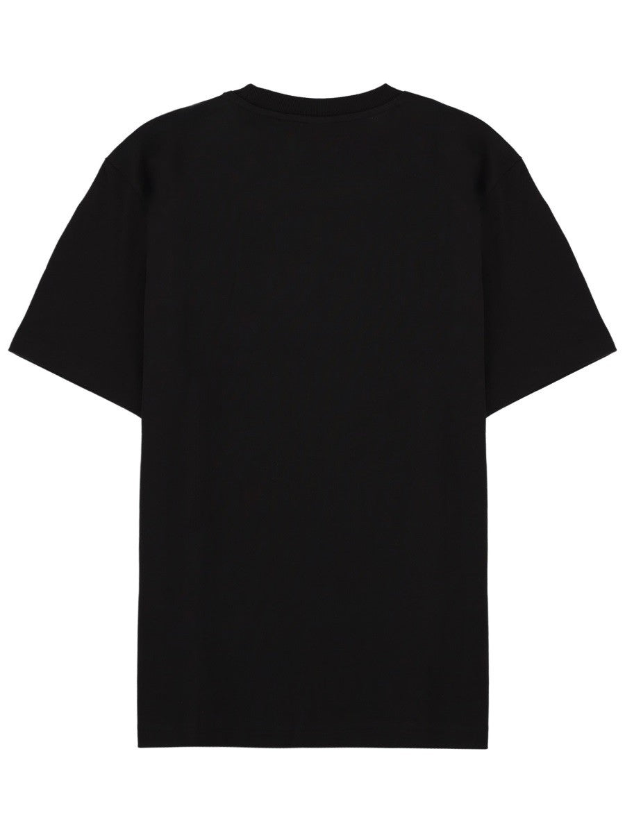 Boss Katoenen T-shirt met logo – Zwart