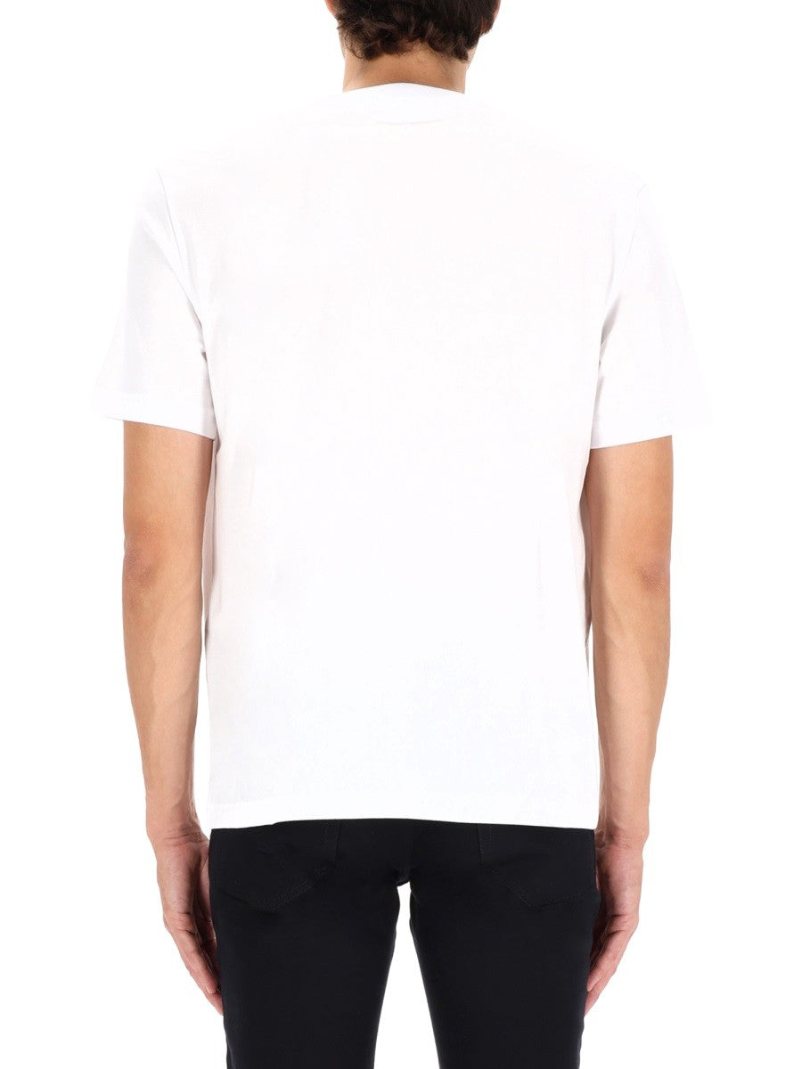 Lanvin T-shirt met Logo – Wit