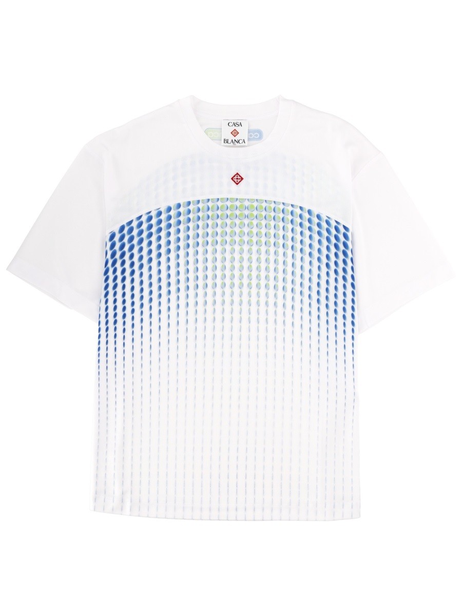 Casablanca T-shirt met print Heren – Wit