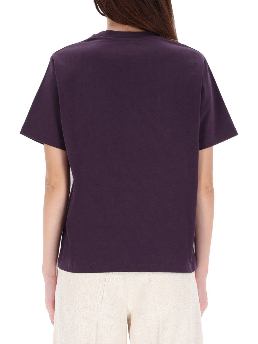 Casablanca T-shirt met print Dames – Paars