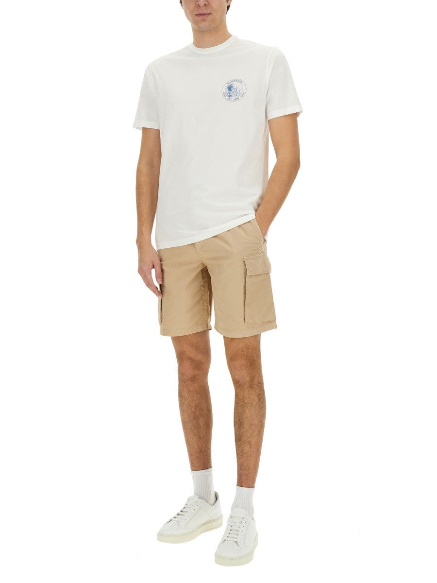 Woolrich T-shirt met Print – Wit