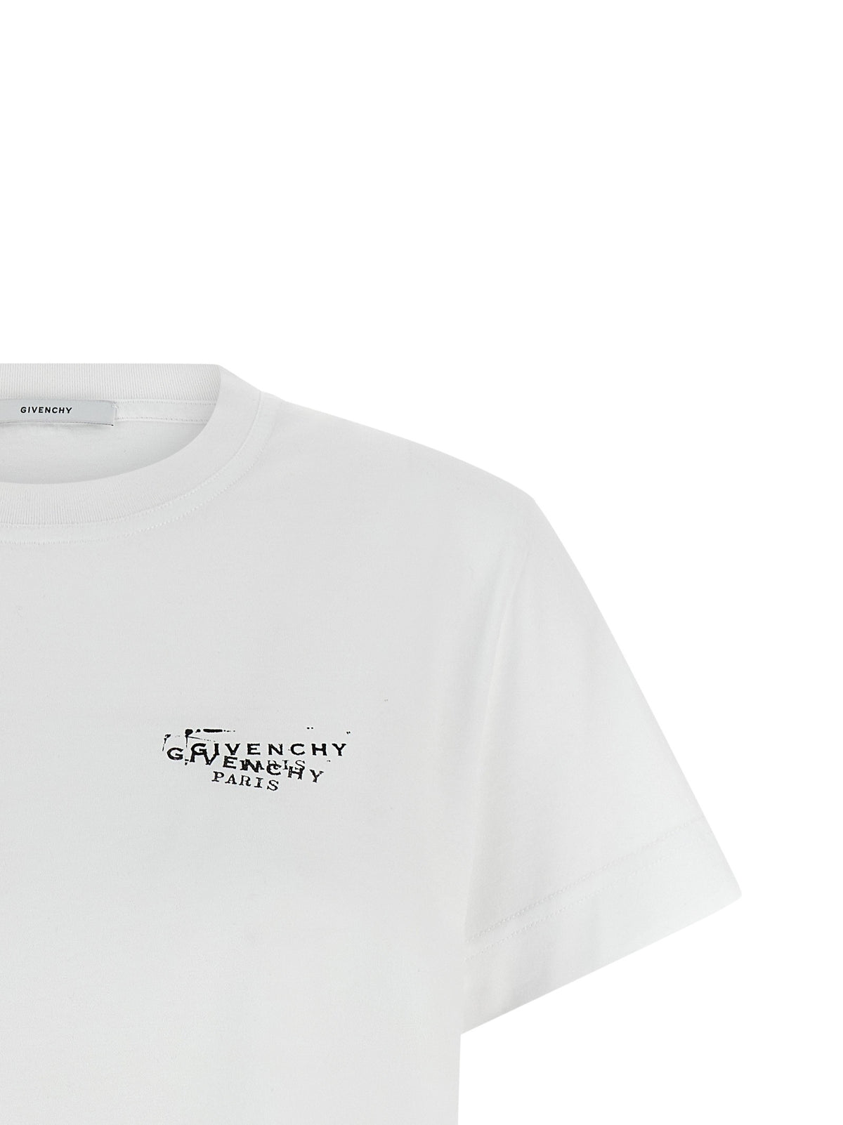 Givenchy Stamp T-shirt Dames – Wit