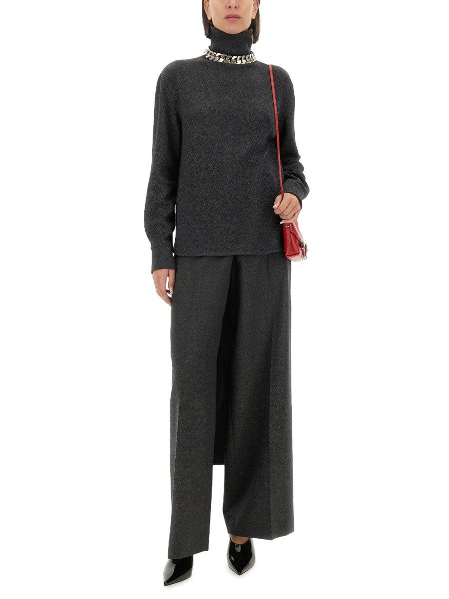 Givenchy Oversized Wollen Pantalon – Grijs