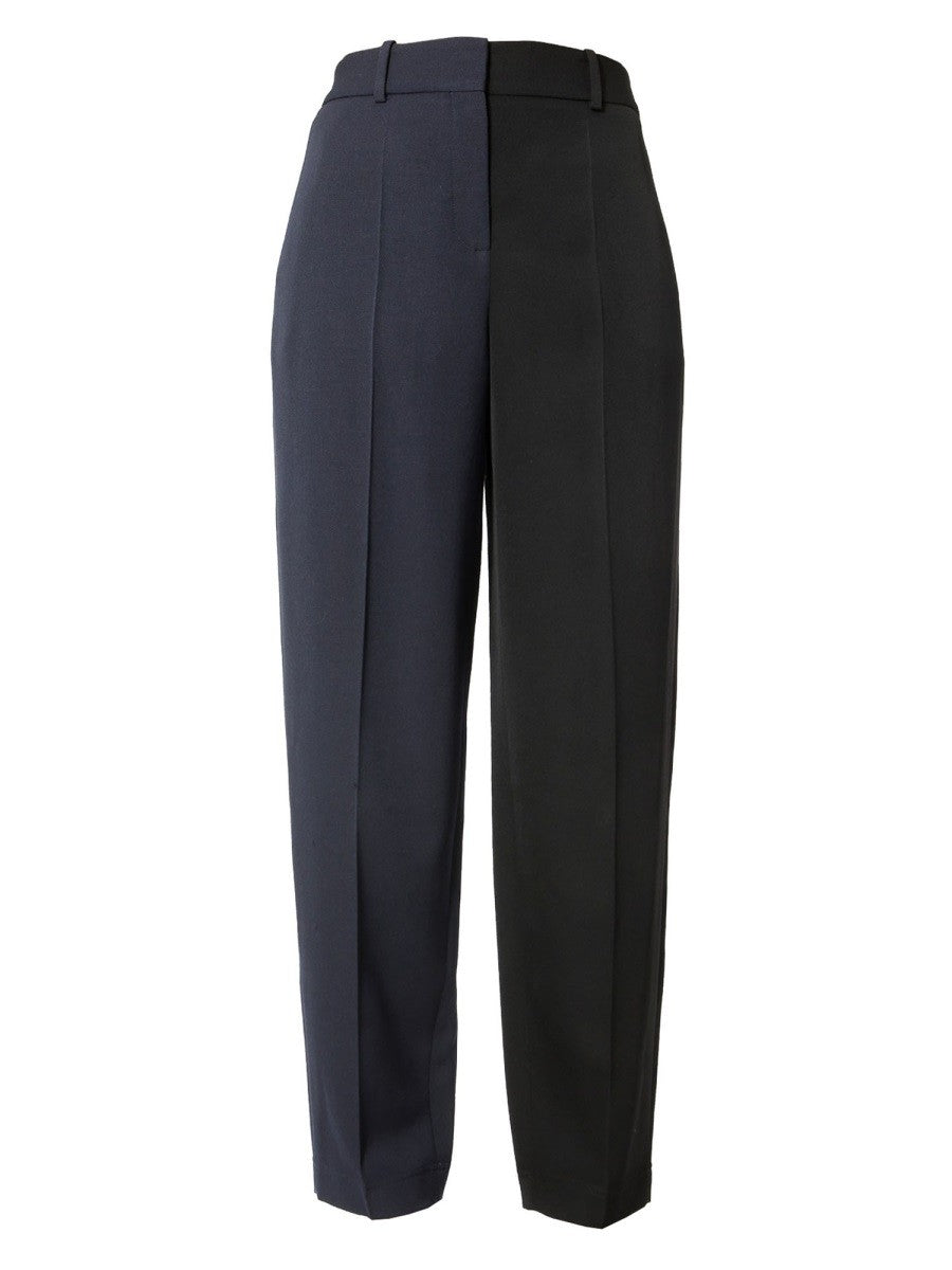 Givenchy Pantalon met verborgen rits – Marineblauw / Zwart