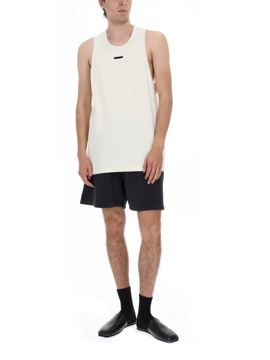 Fear of God Essentials Katoenen tanktop – Ivoor