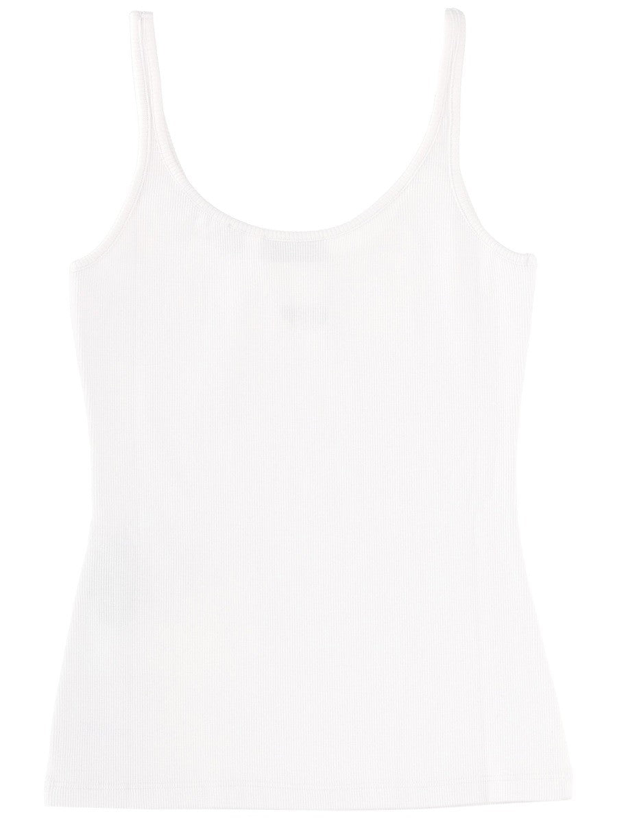 Off-White Tanktop met Logo – Wit