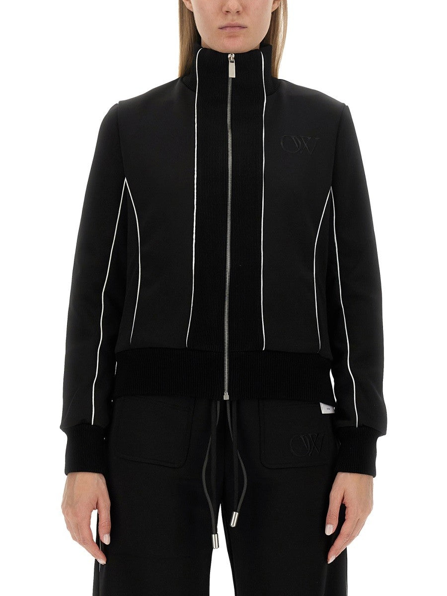 Off-White Jas van Technische Stof – Zwart