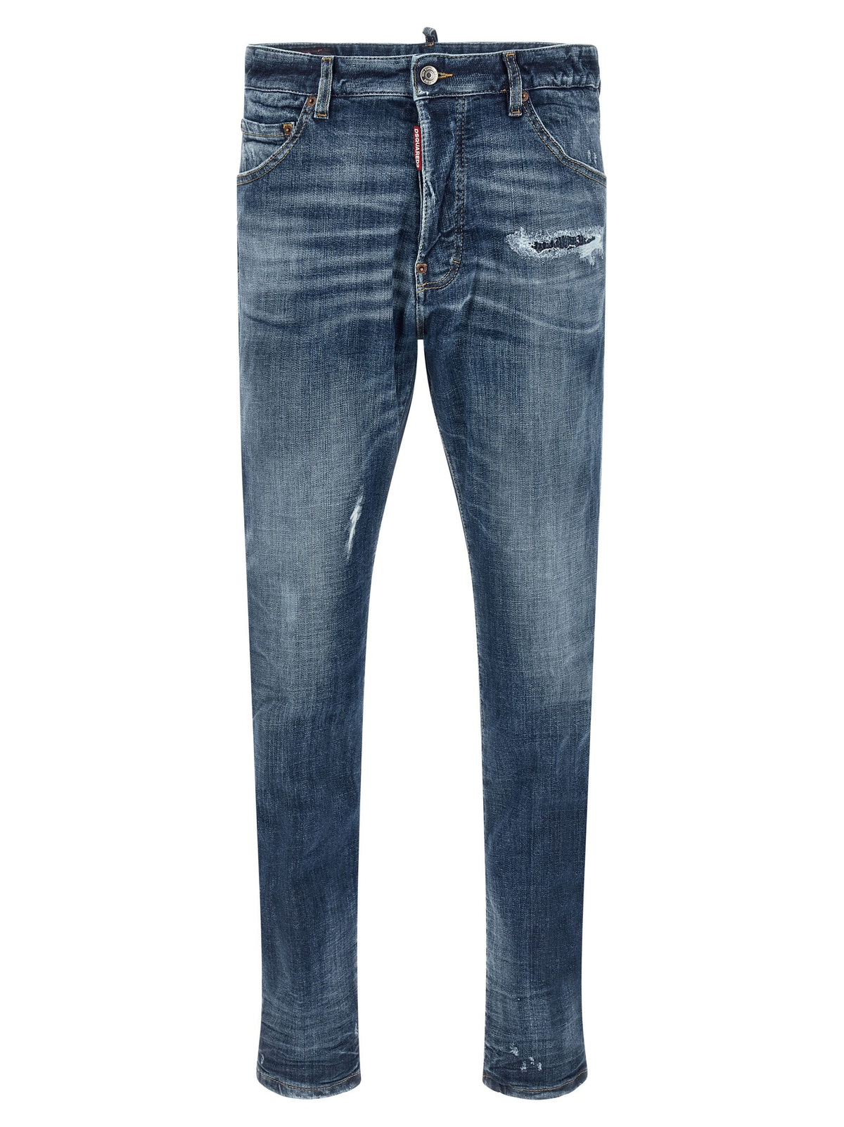 Dsquared2 Jeans met used-effect – Middenblauw