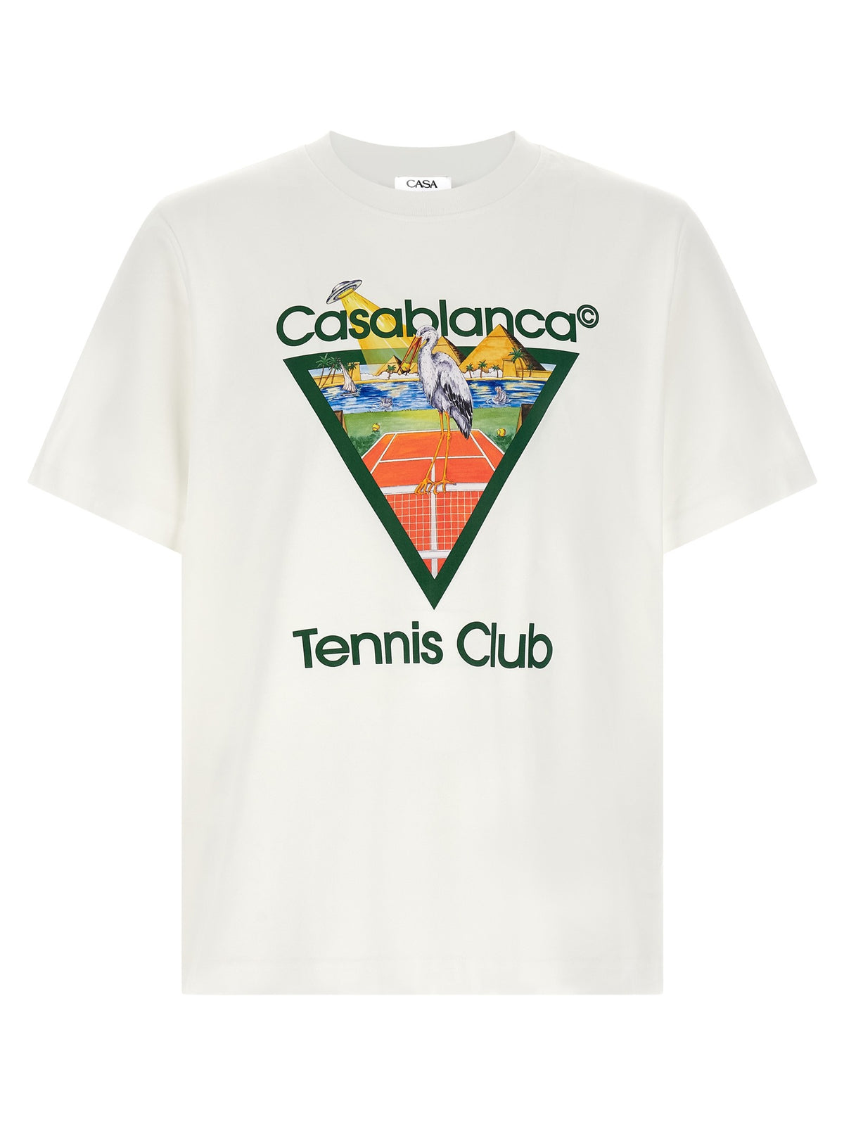 Casablanca Tennis Club T-shirt – Wit