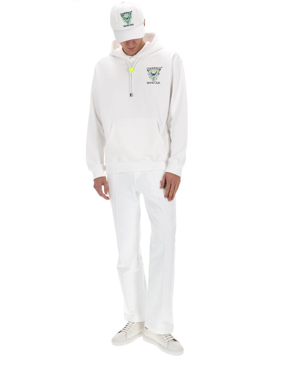 Casablanca Tennis Club Icon Sweater – Wit