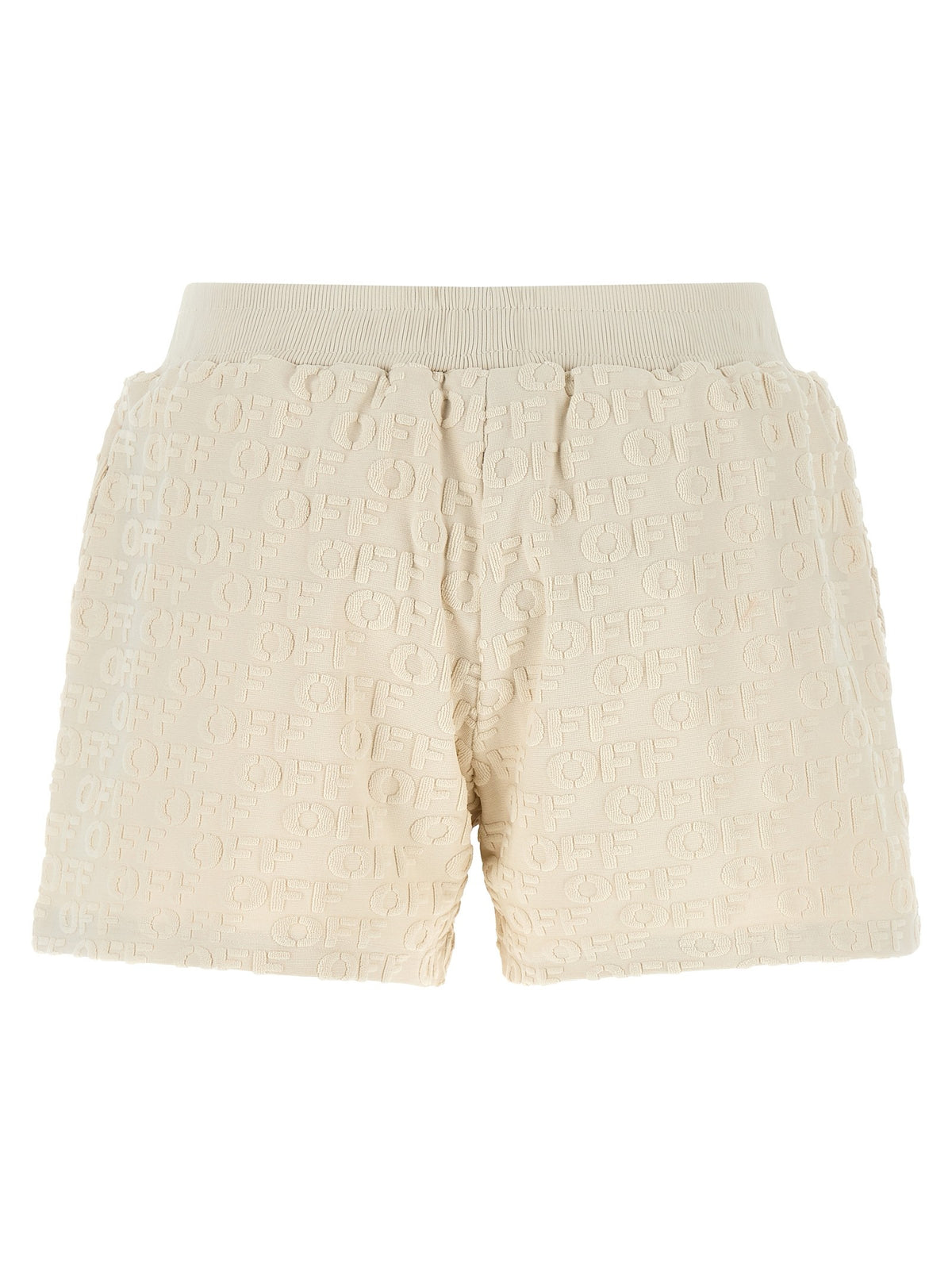 Off-White Terry Off Short – Beige