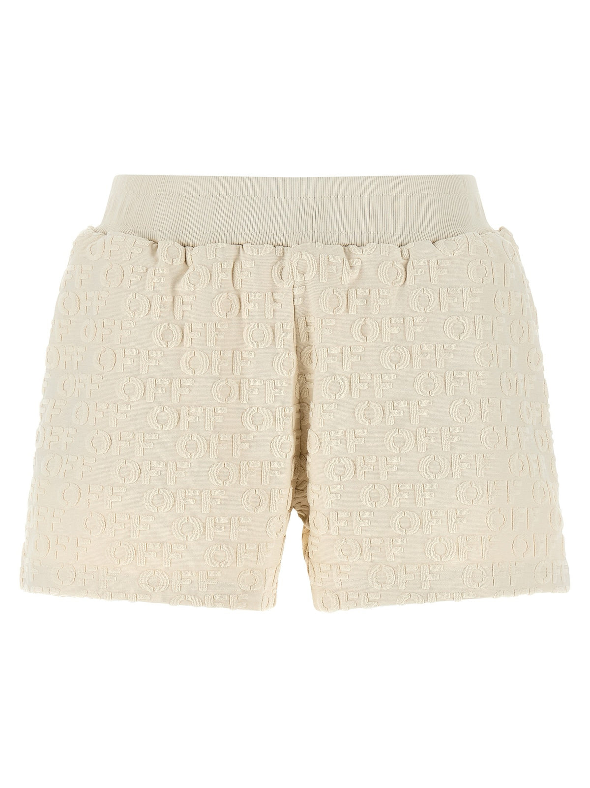 Off-White Terry Off Short – Beige