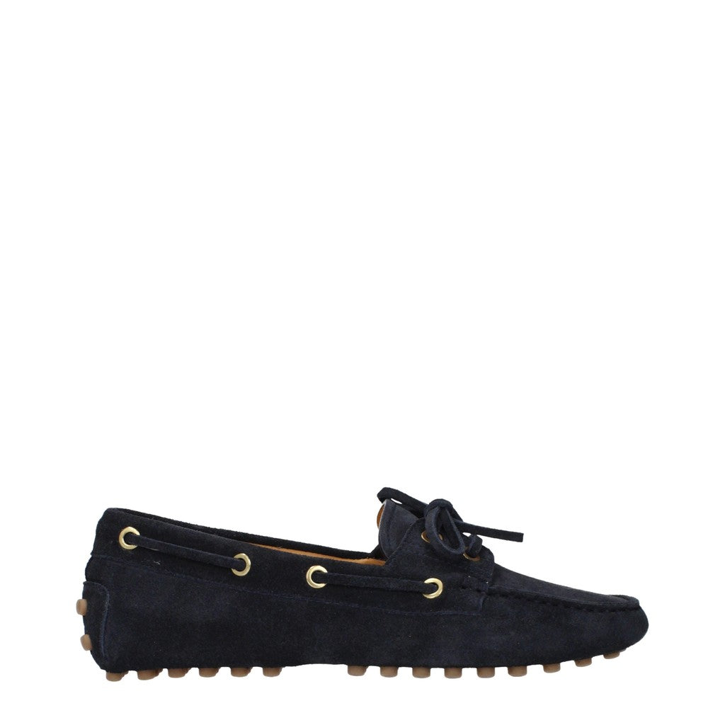 Tod's Boat Gommino Suède mocassins – Marineblauw