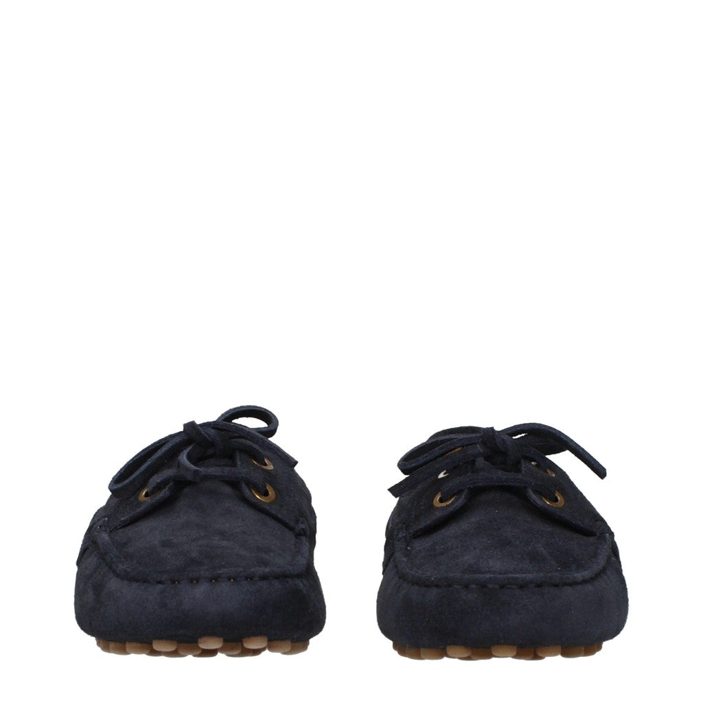 Tod's Boat Gommino Suède mocassins – Marineblauw