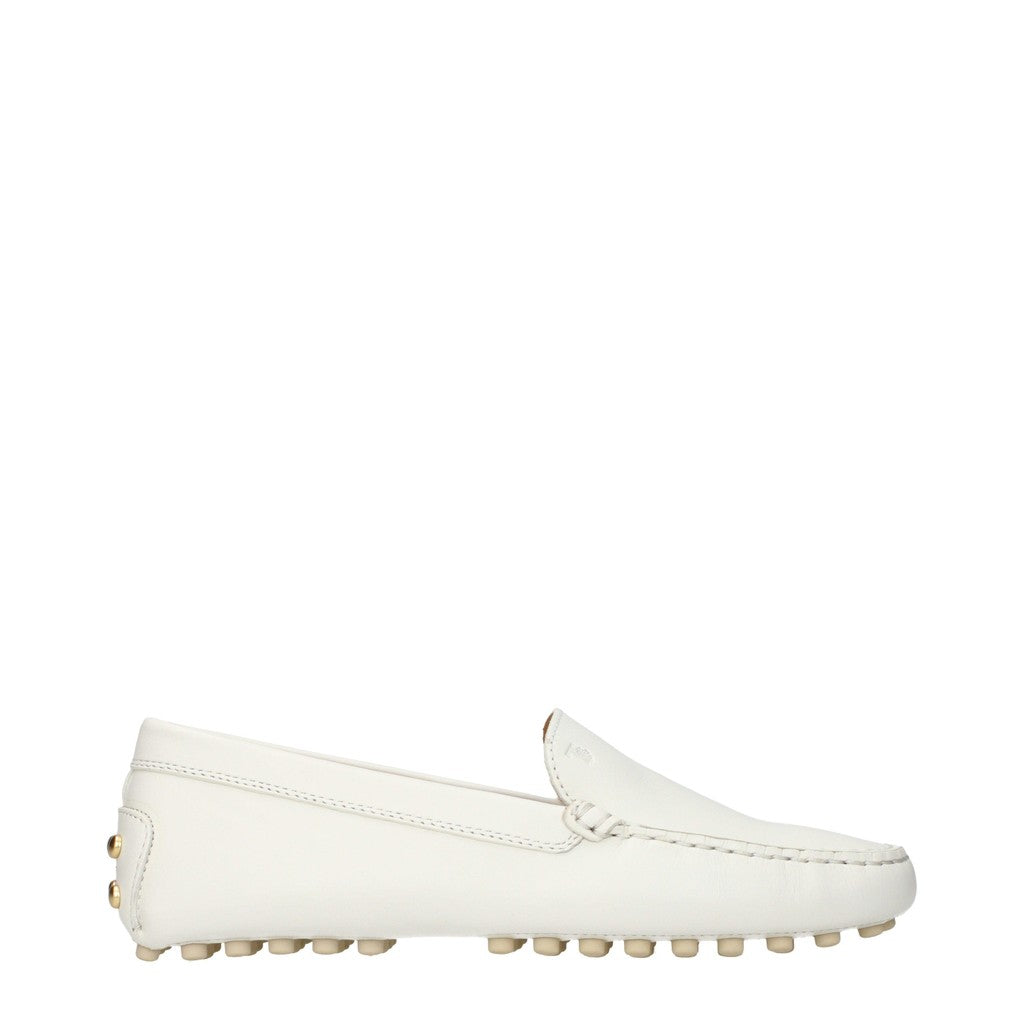 Tod's Gommino Leren mocassins – Wit